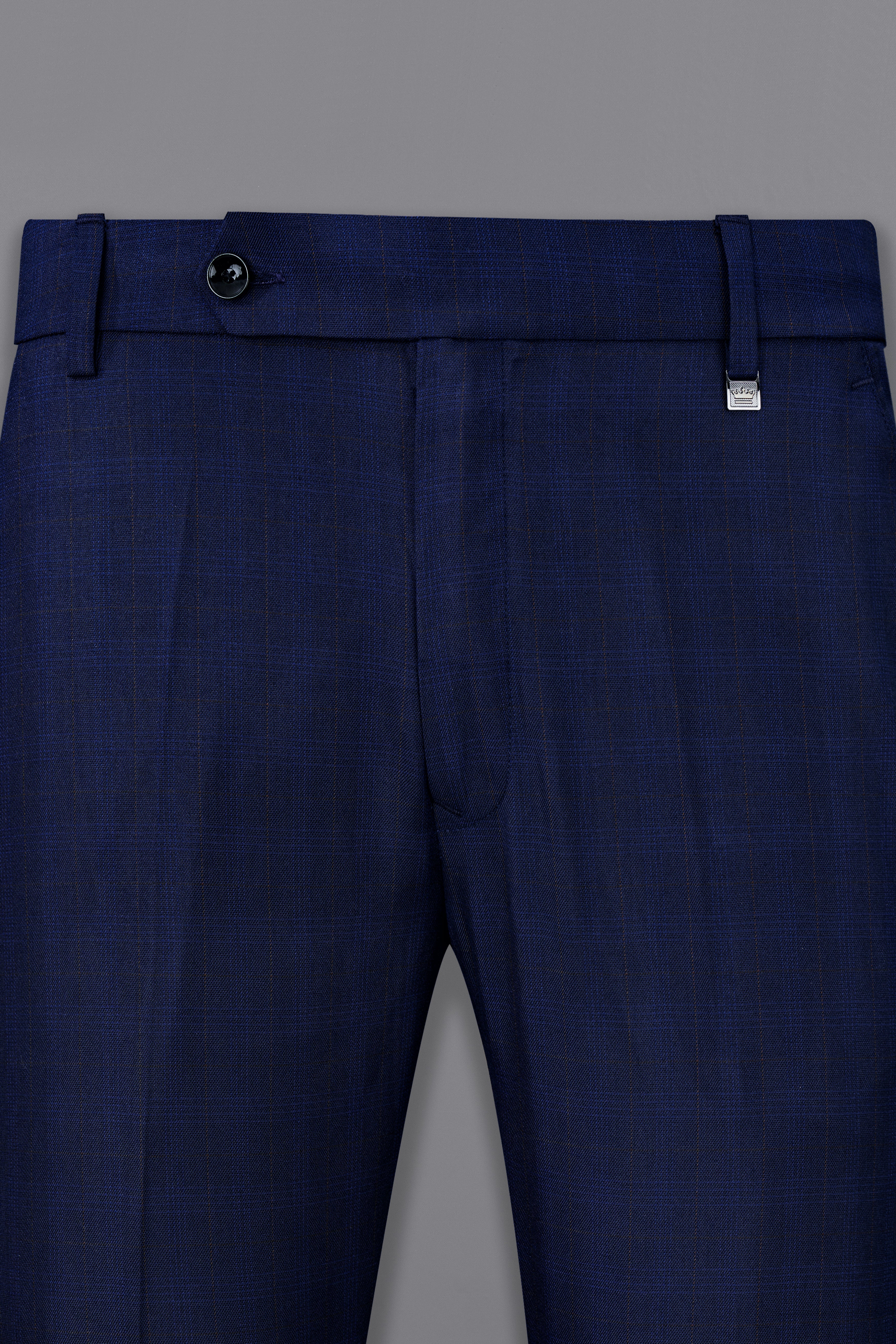 Tuna Blue Windowpane Pants