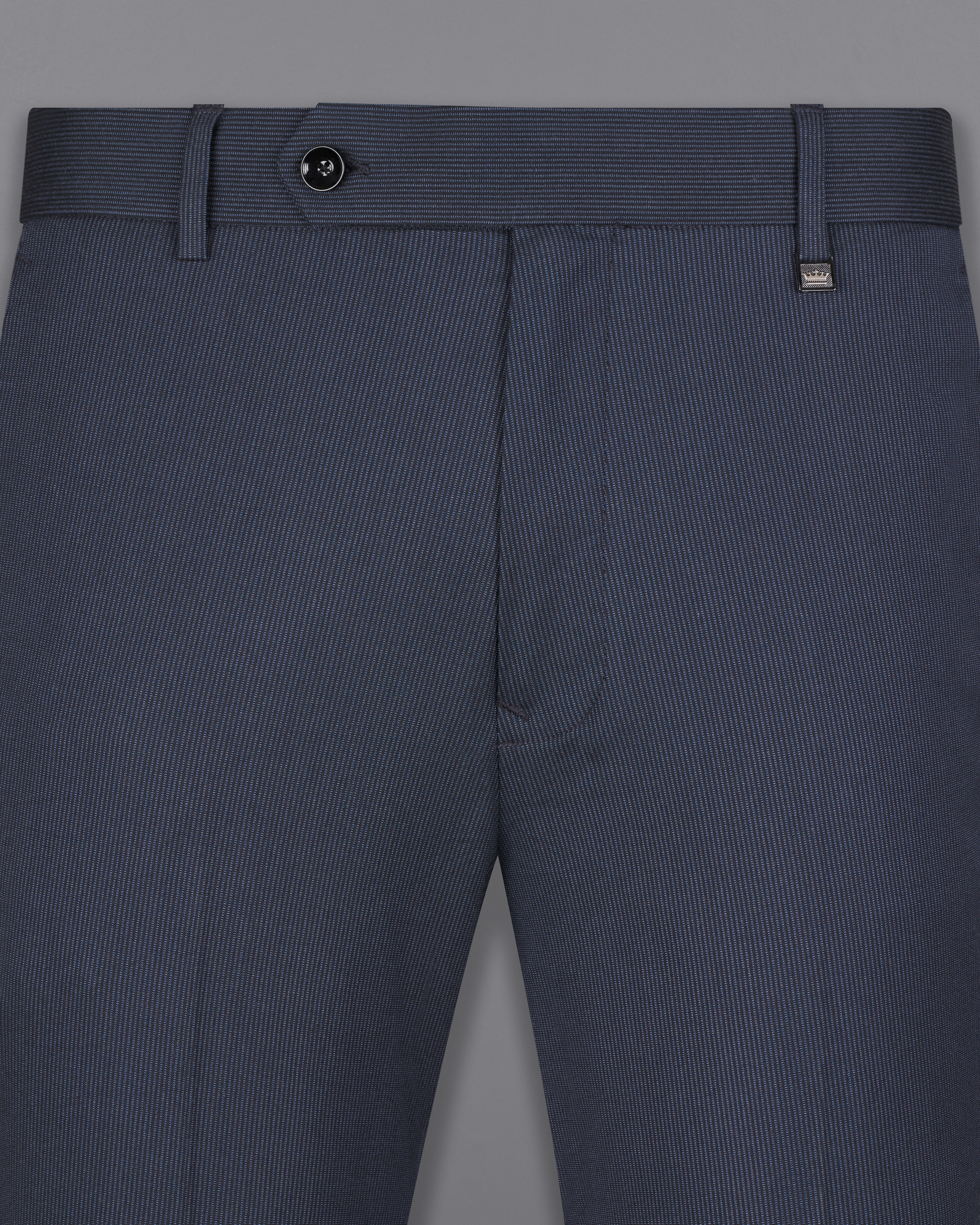 Shark Blue Textured Trouser T2601-28, T2601-30, T2601-32, T2601-34, T2601-36, T2601-38, T2601-40, T2601-42, T2601-44