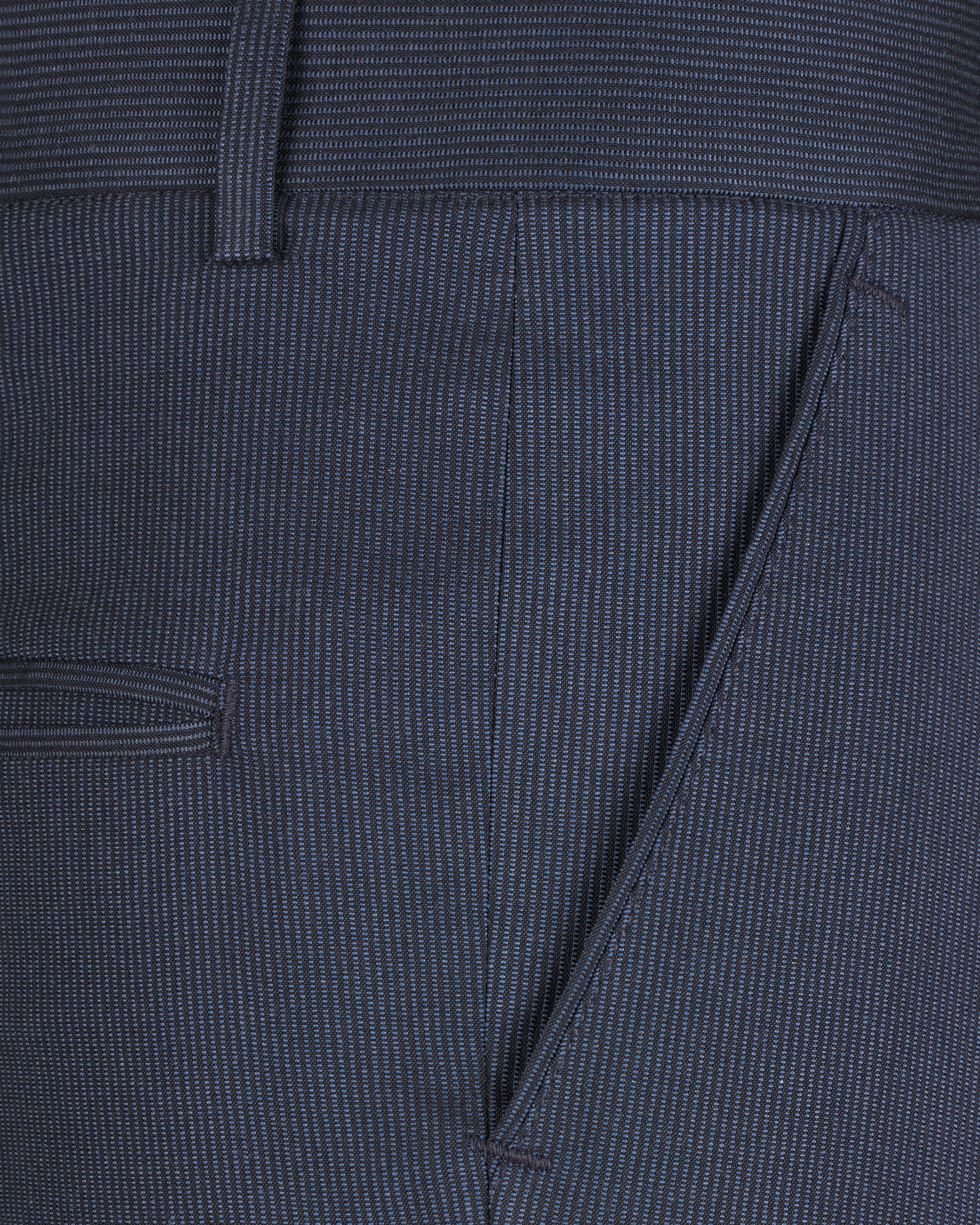 Shark Blue Textured Trouser T2601-28, T2601-30, T2601-32, T2601-34, T2601-36, T2601-38, T2601-40, T2601-42, T2601-44