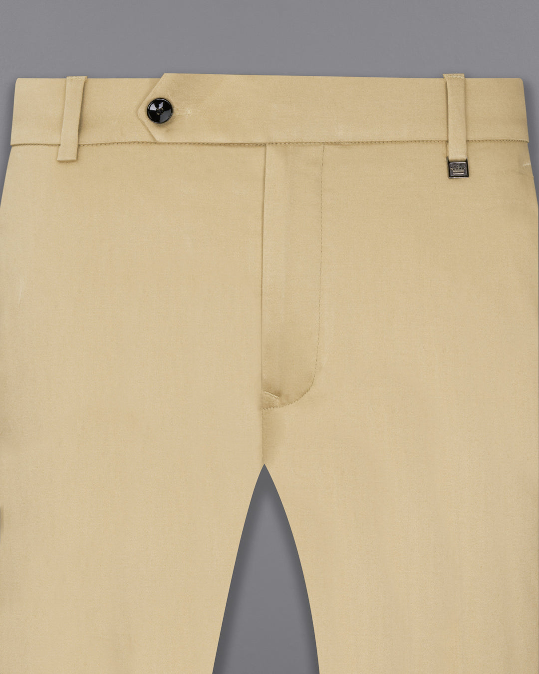 PAVLOVA CREAM SOLID STRETCHABLE PREMIUM COTTON TRAVELER PANT