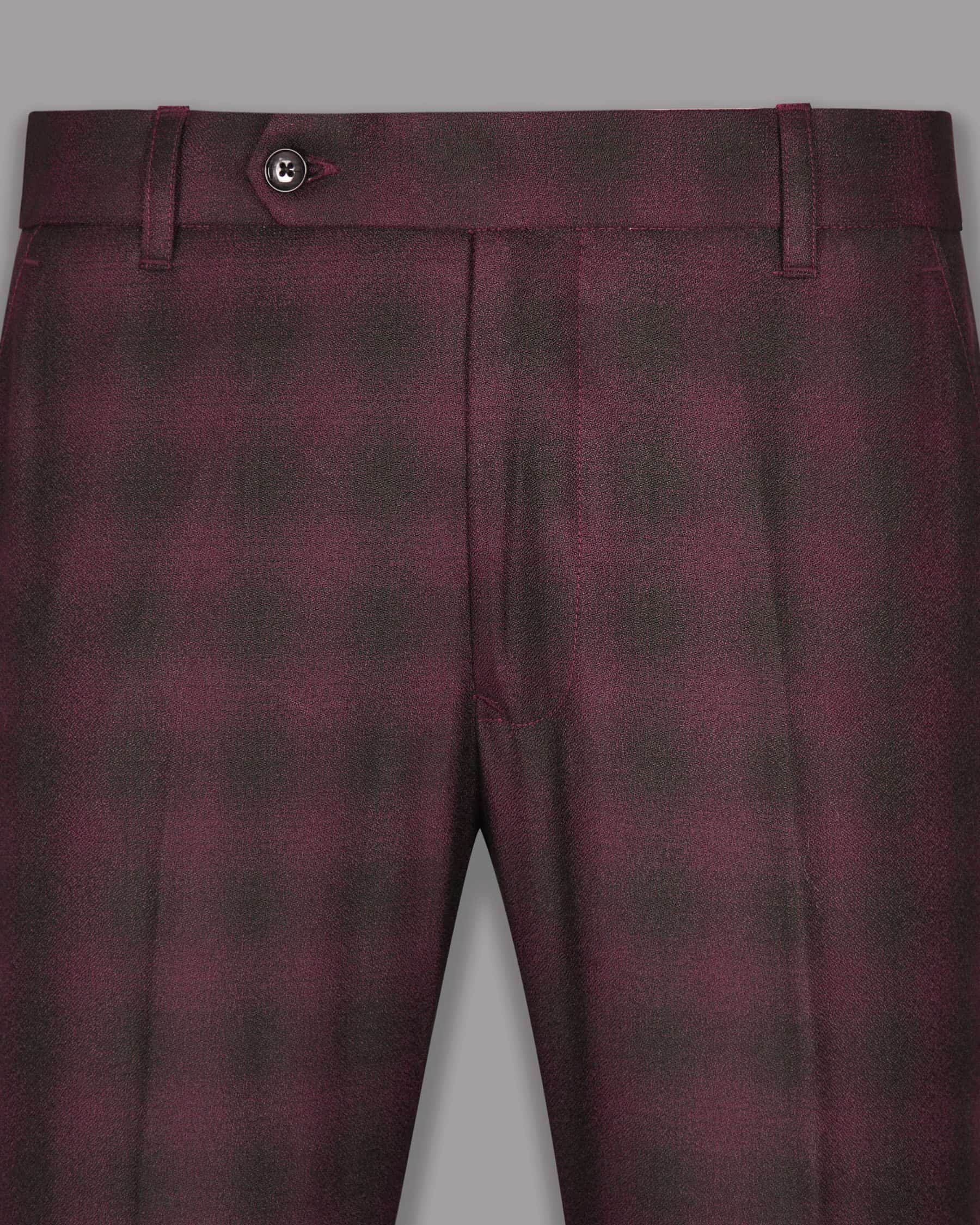 Tawny Port Maroon Plaid Formal pant T1010-28, T1010-30, T1010-32, T1010-34, T1010-36, T1010-38, T1010-40, T1010-42, T1010-44