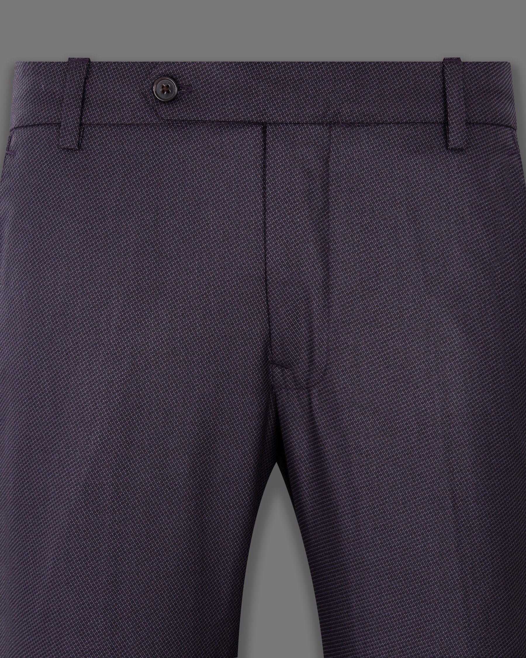 Martinique Violet Subtle Checked Woolrich Pant T1274-28, T1274-36, T1274-38, T1274-40, T1274-42, T1274-44, T1274-30, T1274-32, T1274-34