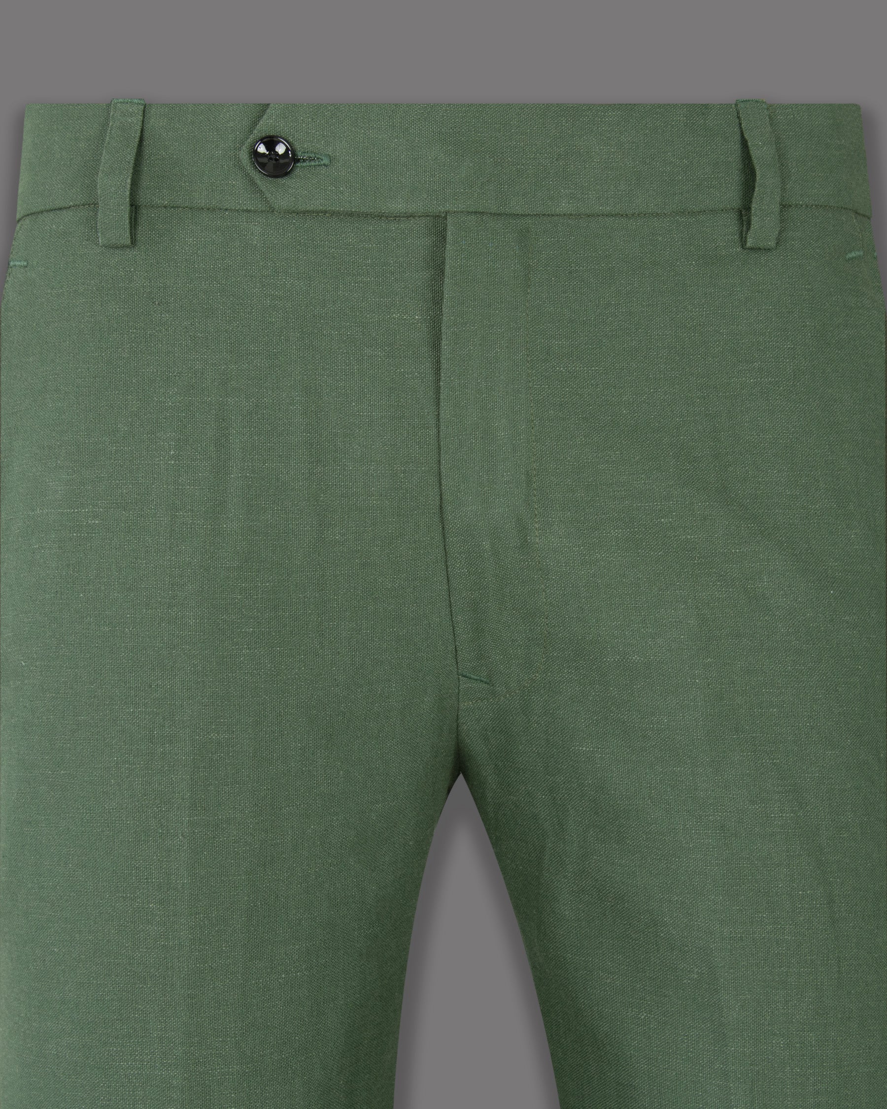 Asparagus Green Luxurious Linen Pant T1276-28, T1276-30, T1276-32, T1276-34, T1276-36, T1276-38, T1276-40, T1276-42, T1276-44