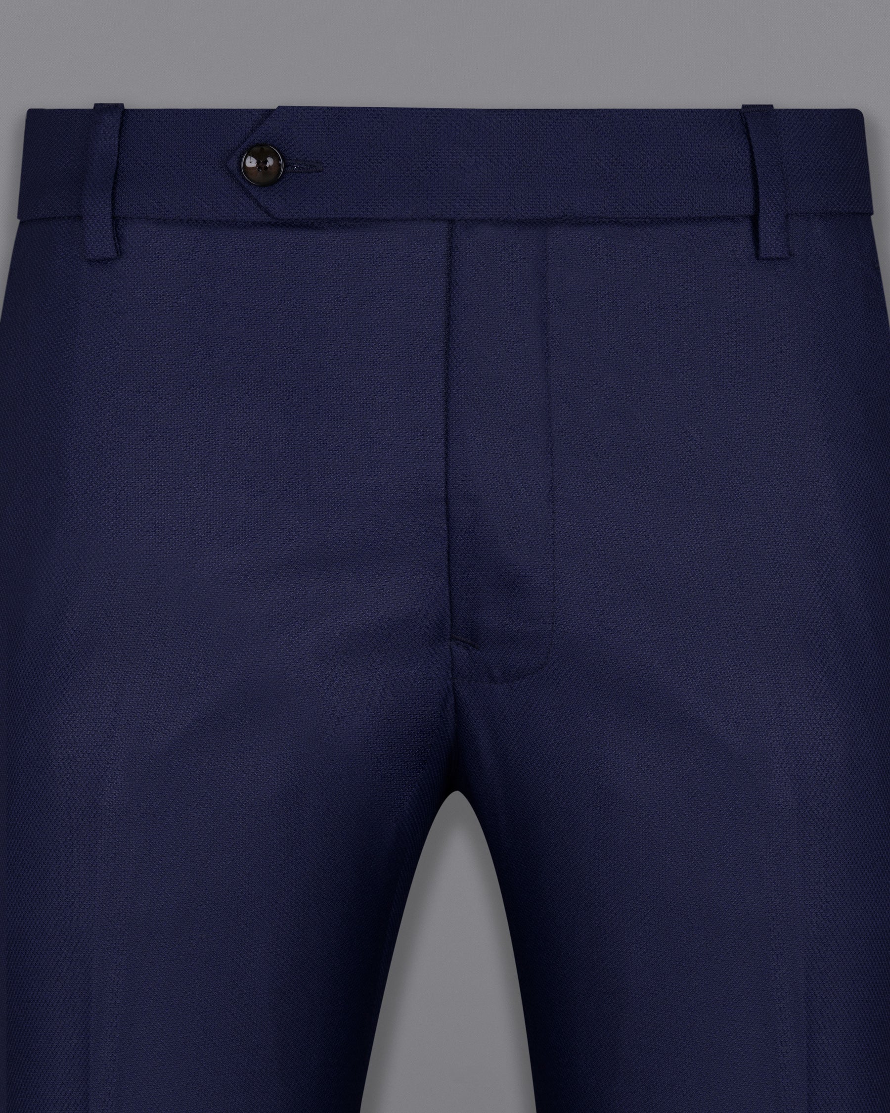 Royal Blue Wool Rich Pant