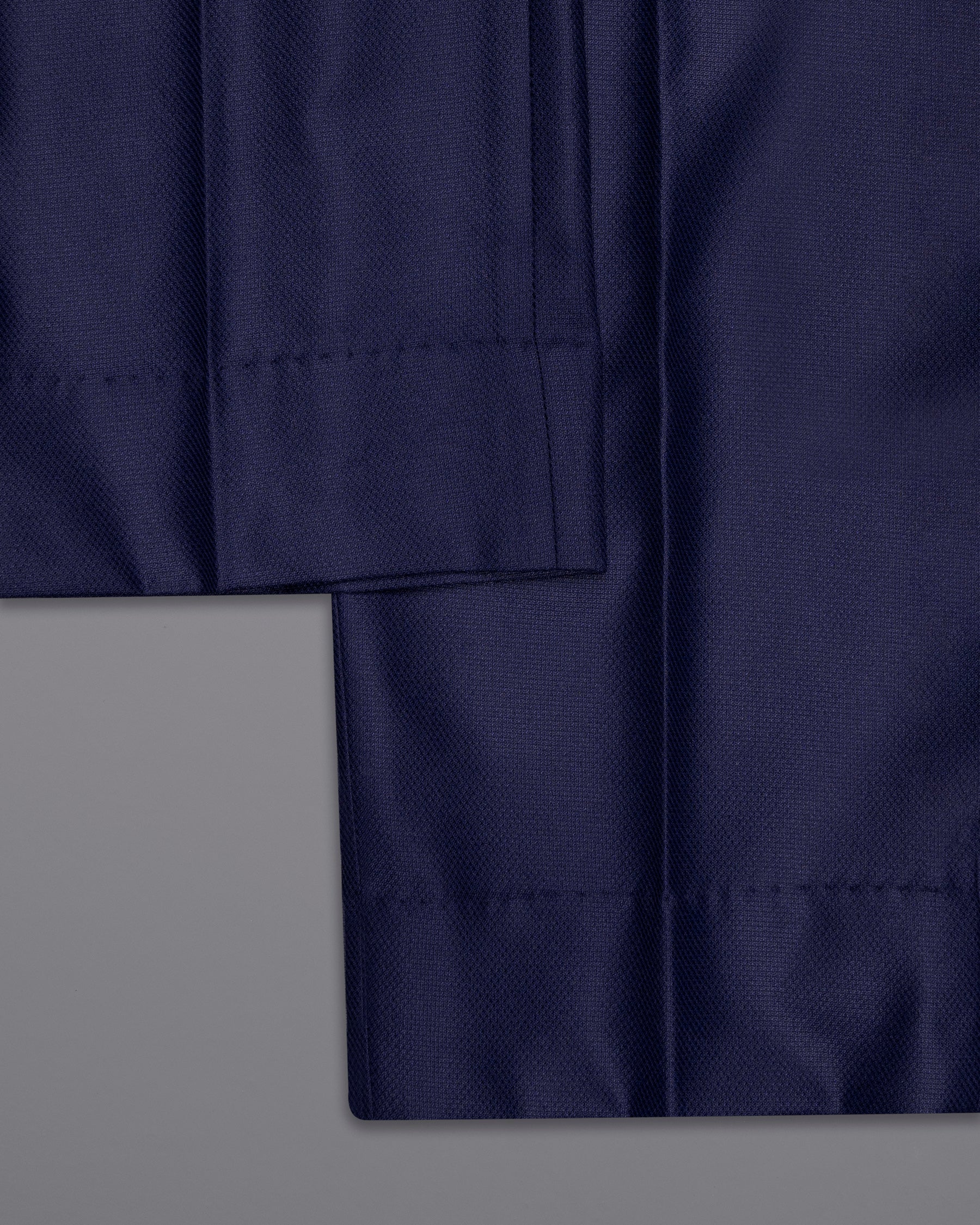 Royal Blue Wool Rich Pant