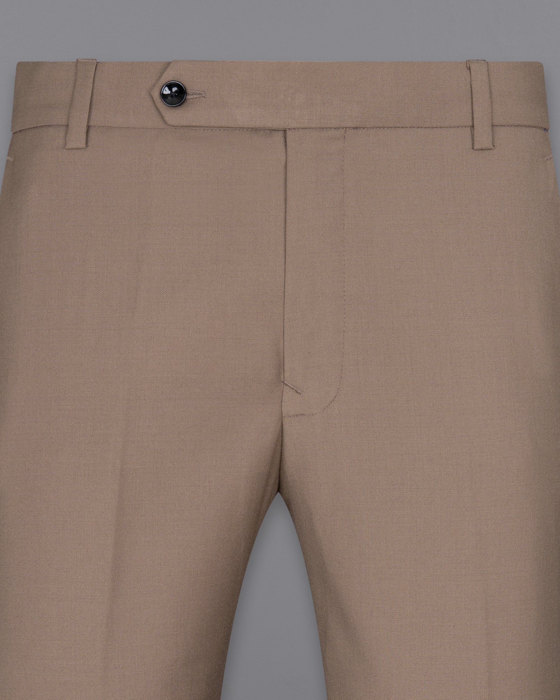 Sand Dune Brown Wool Rich Pant