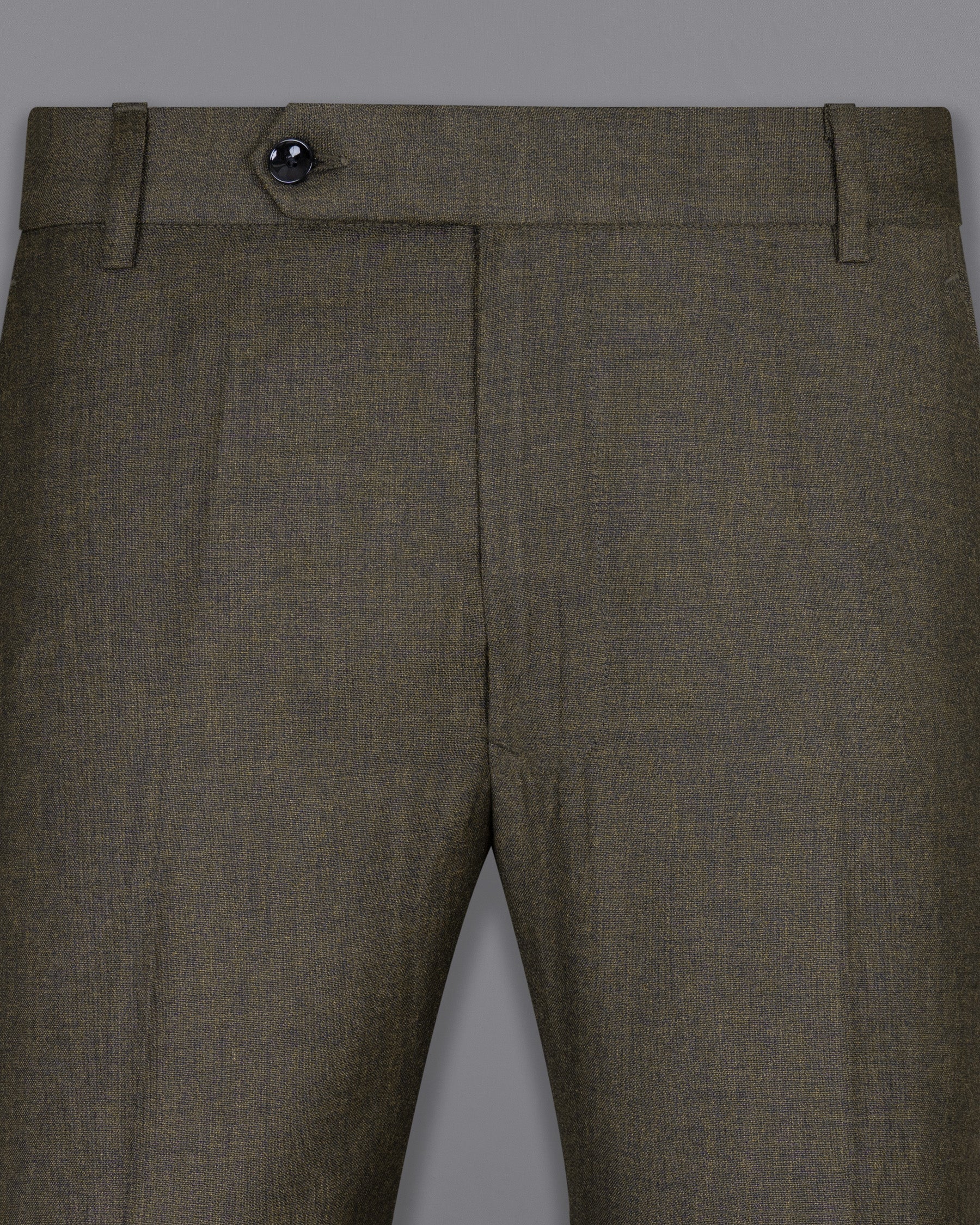 Merlin Green Wool Rich Pant