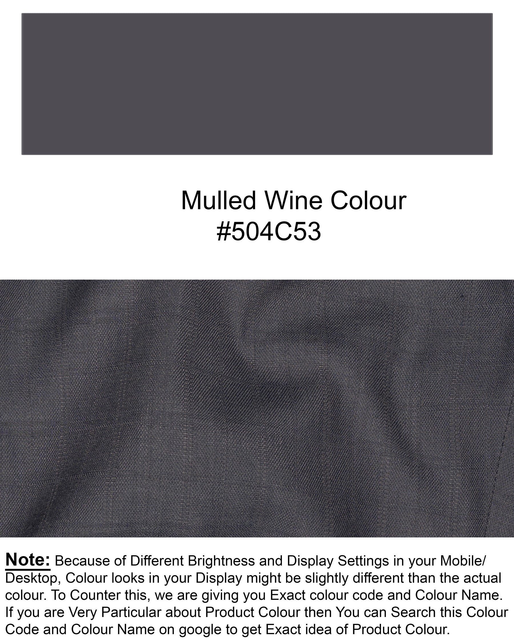 Mulled grey subtle Plaid Wool Rich Pant T1479-28, T1479-30, T1479-32, T1479-34, T1479-36, T1479-38, T1479-40, T1479-42, T1479-44