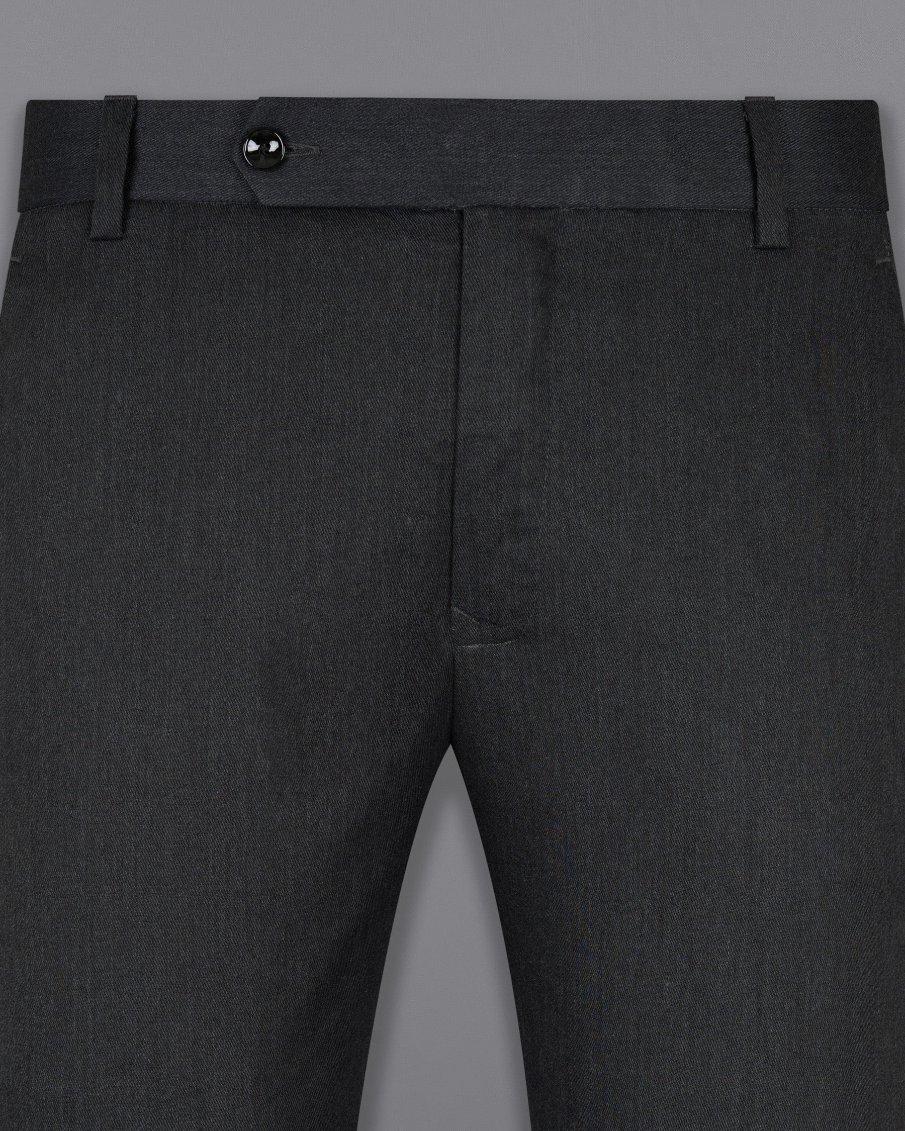 Ebony Grey Wool Rich Pant T1491-28, T1491-30, T1491-32, T1491-34, T1491-36, T1491-38, T1491-40, T1491-42, T1491-44