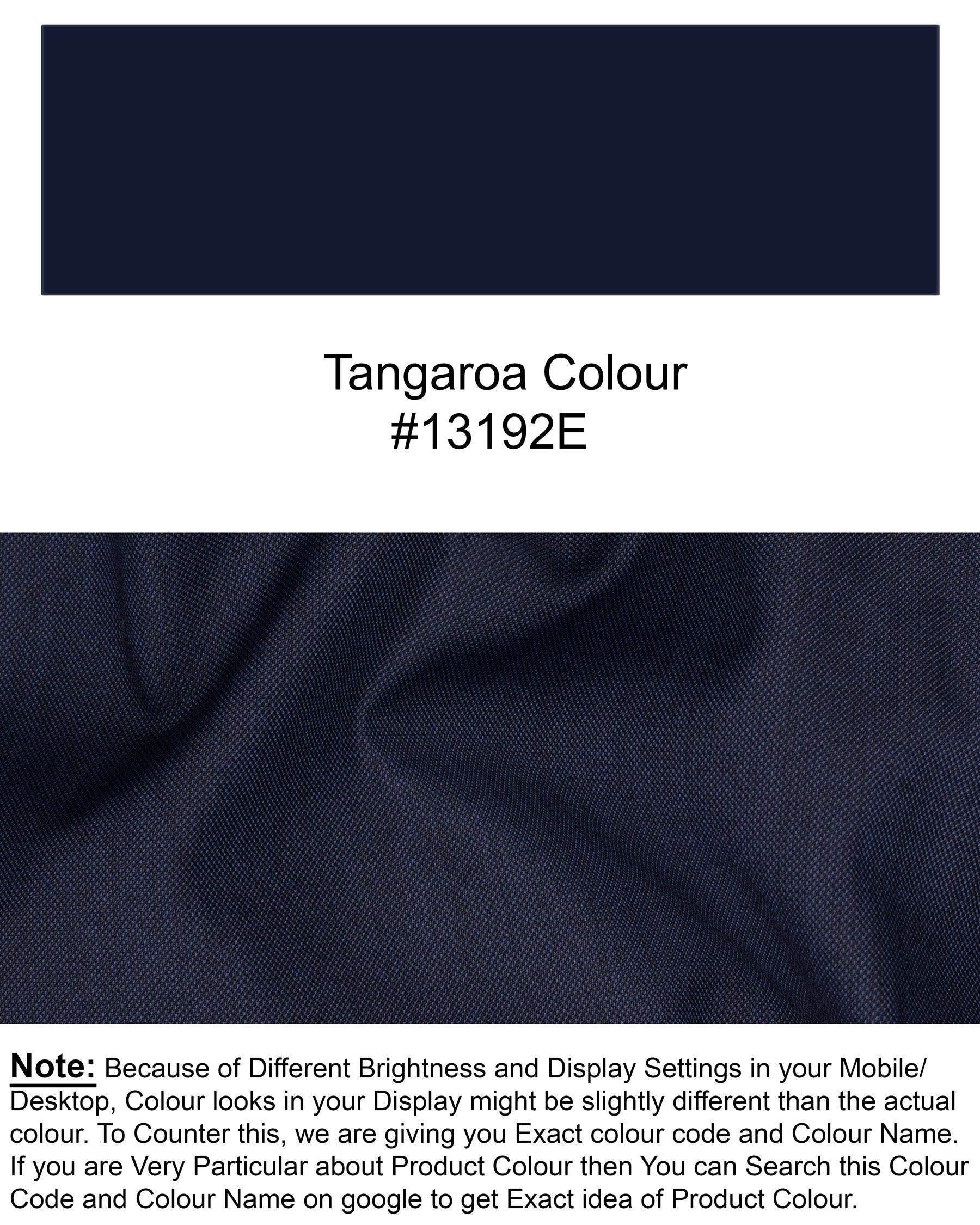 Tangaroa Blue Wool Rich Pant T1536-28, T1536-30, T1536-32, T1536-34, T1536-36, T1536-38, T1536-40, T1536-42, T1536-44