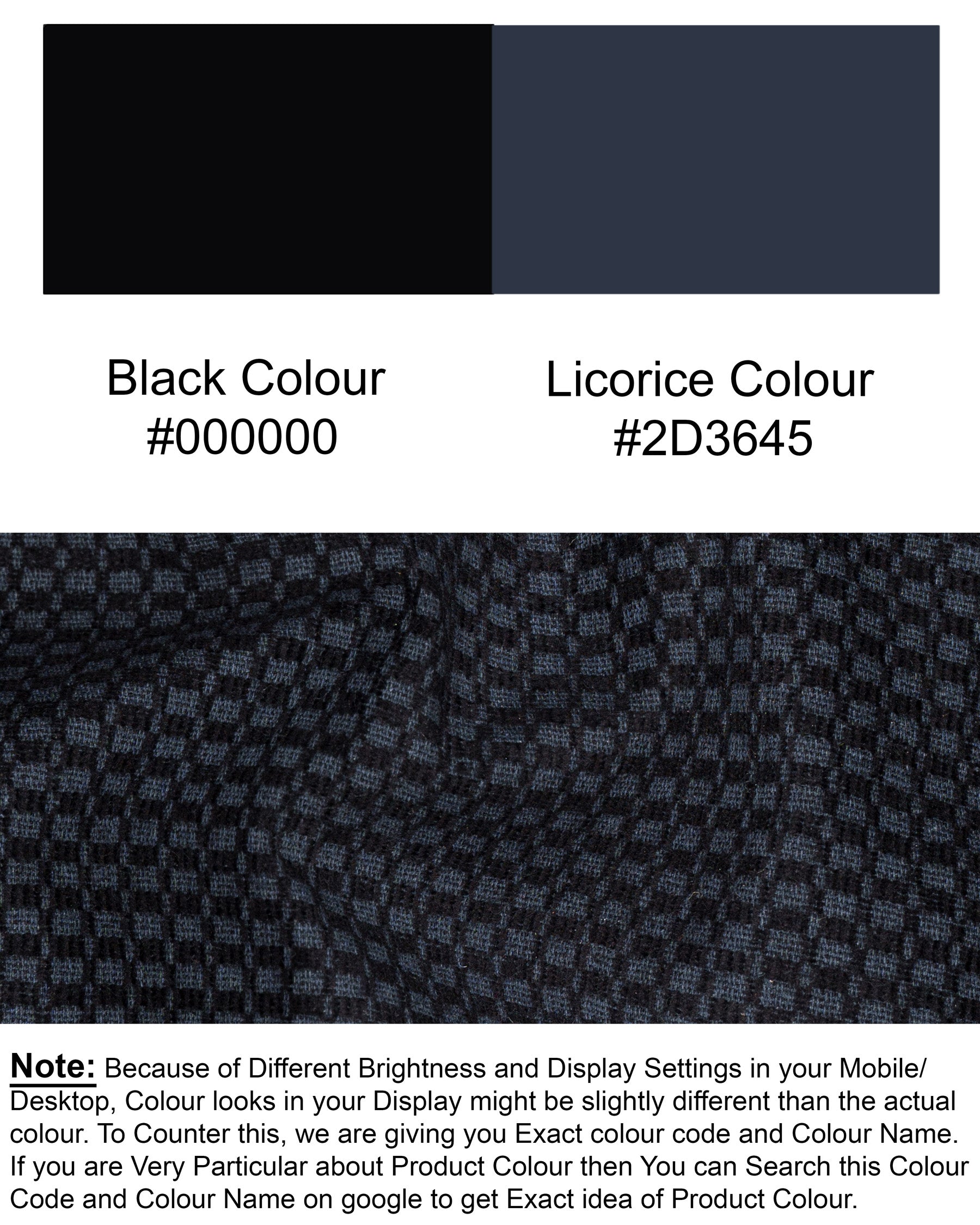 Navy Velvet Corduroy Box patterned Sports Pant T1537-28, T1537-30, T1537-32, T1537-34, T1537-36, T1537-38, T1537-40, T1537-42, T1537-44