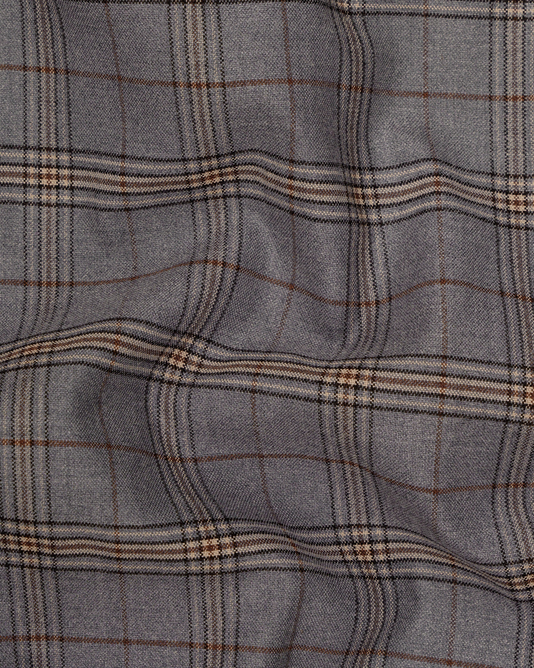 Chicago Gray Super fine Plaid Wool Rich Pant T1604-28, T1604-30, T1604-32, T1604-34, T1604-36, T1604-38, T1604-40, T1604-42, T1604-44