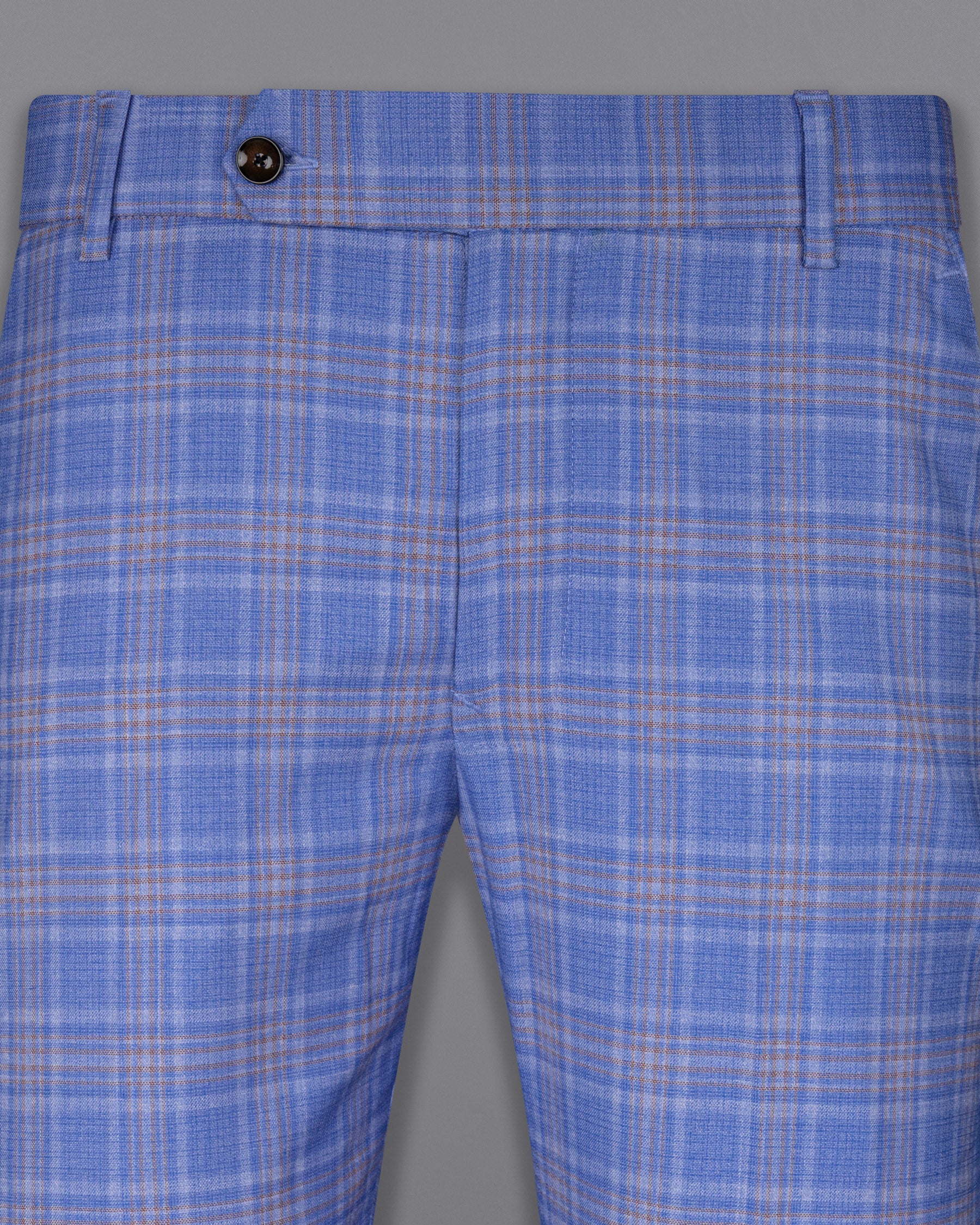 Ship Cove Super fine Blue Plaid Woolrich Pant T1619-28, T1619-30, T1619-32, T1619-34, T1619-36, T1619-38, T1619-40, T1619-42, T1619-44