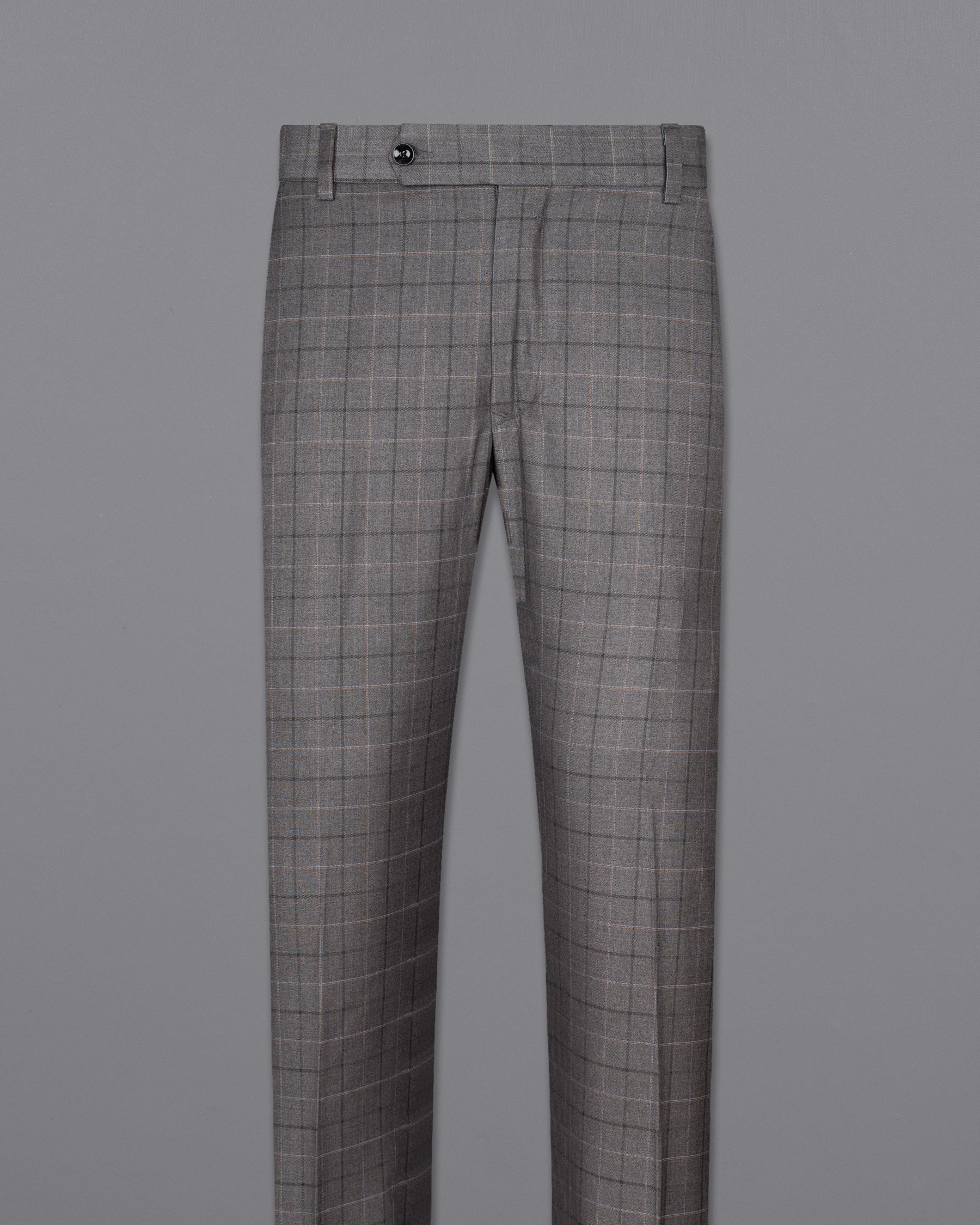 Scorpion Grey Super fine Plaid Woolrich Pant T1632-28, T1632-30, T1632-32, T1632-34, T1632-36, T1632-38, T1632-40, T1632-42, T1632-44