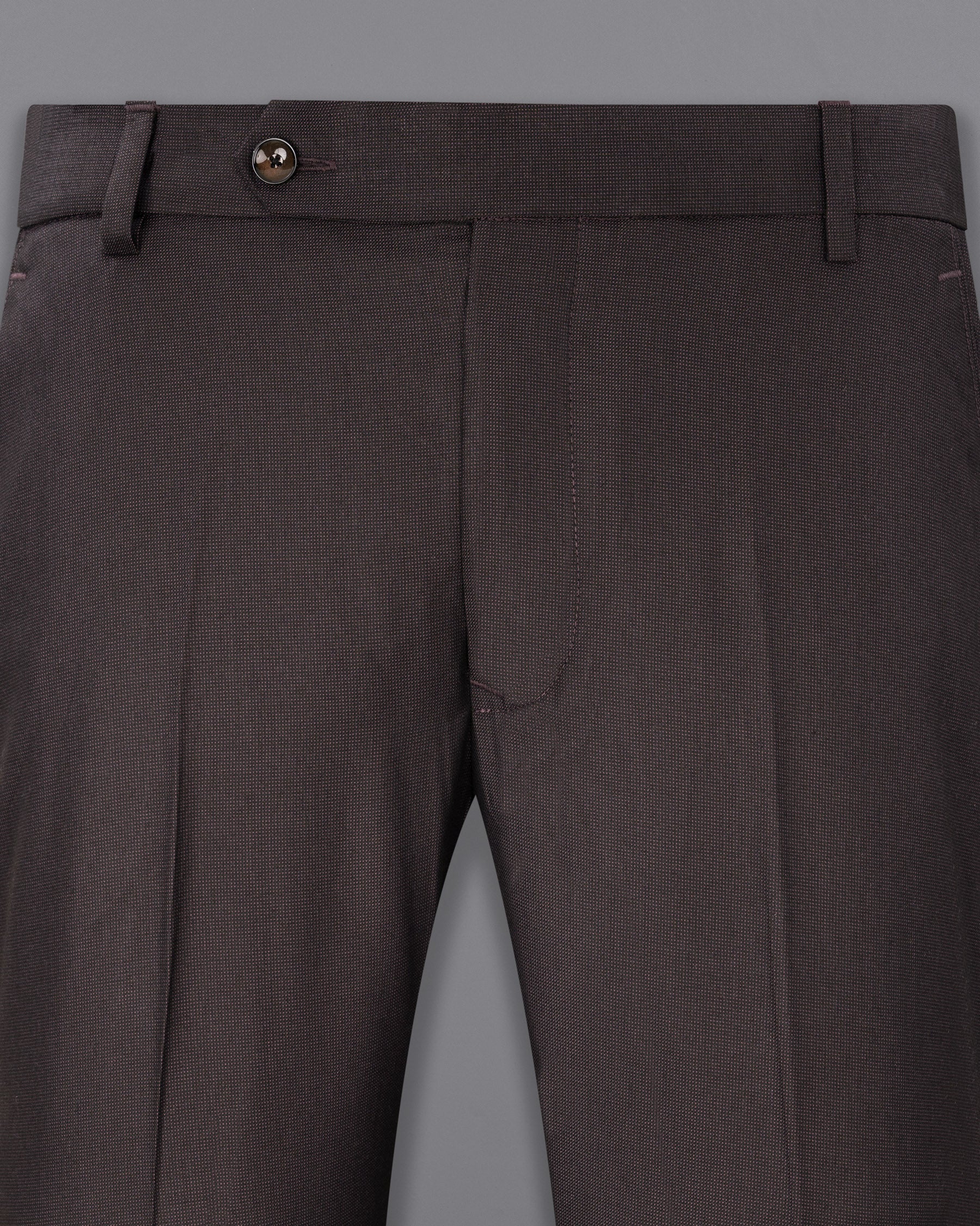 Bleached Cedar Brown Textured Pant