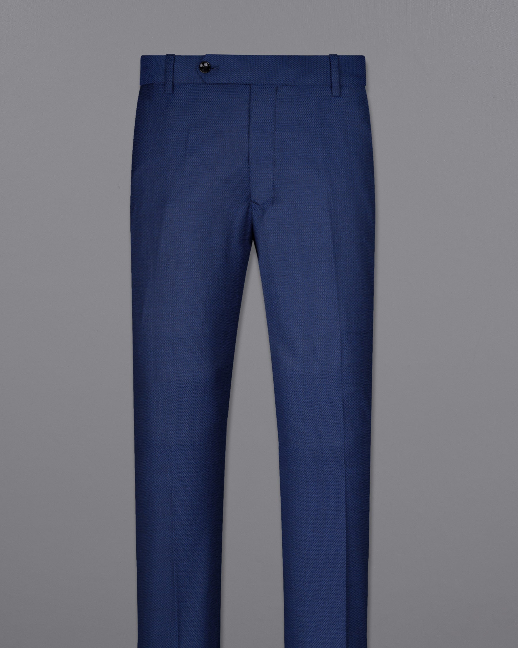 Rhino Blue Self design Textured Pant