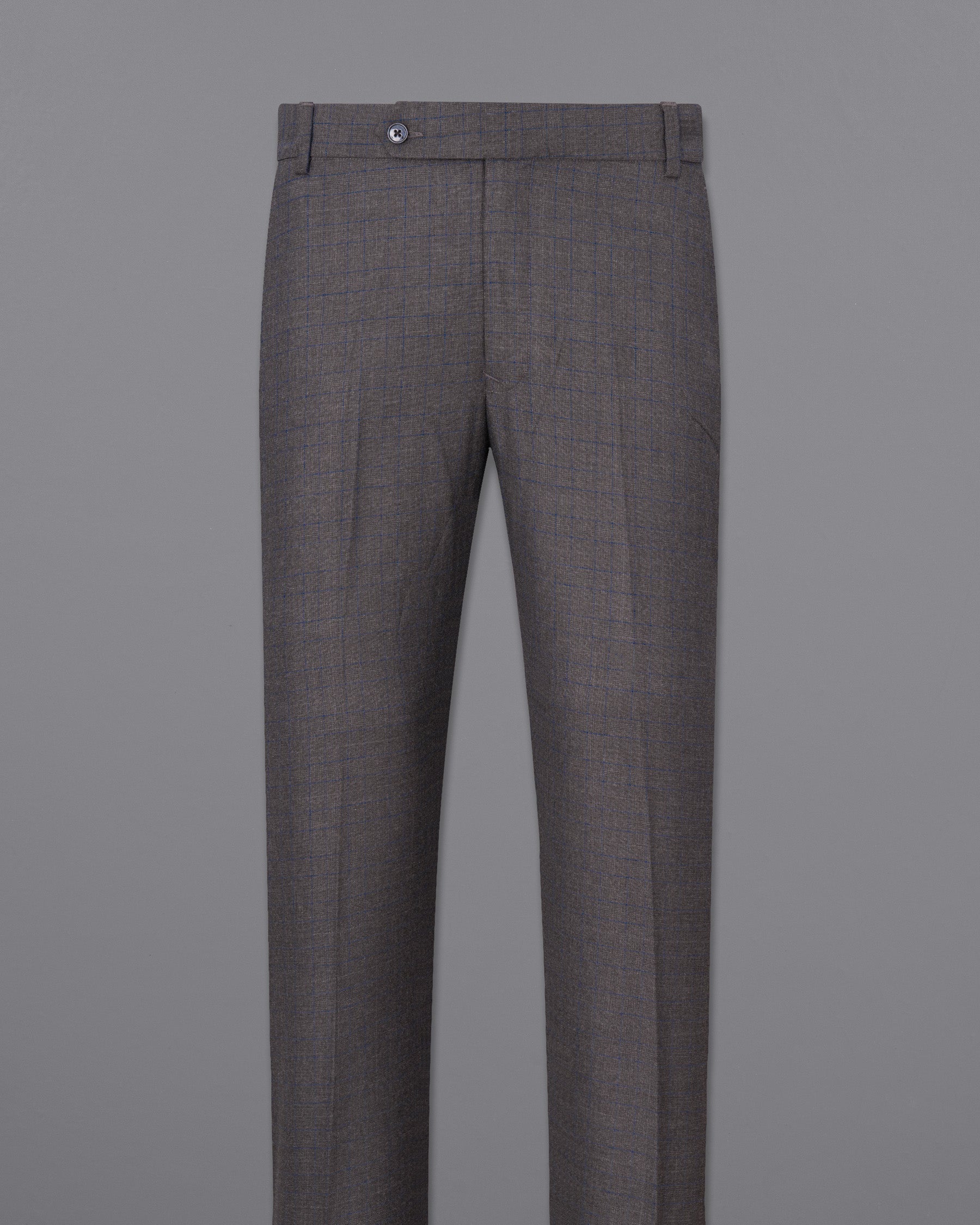 Tundora Gray And Downriver blue Plaid Pant T1839-28, T1839-30, T1839-32, T1839-34, T1839-36, T1839-38, T1839-40, T1839-42, T1839-44