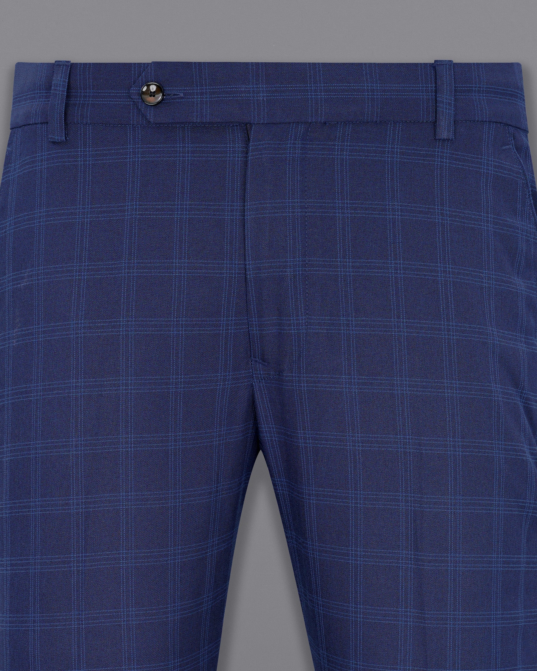 Tuna Blue Plaid Pant T1878-28, T1878-30, T1878-32, T1878-34, T1878-36, T1878-38, T1878-40, T1878-42, T1878-44