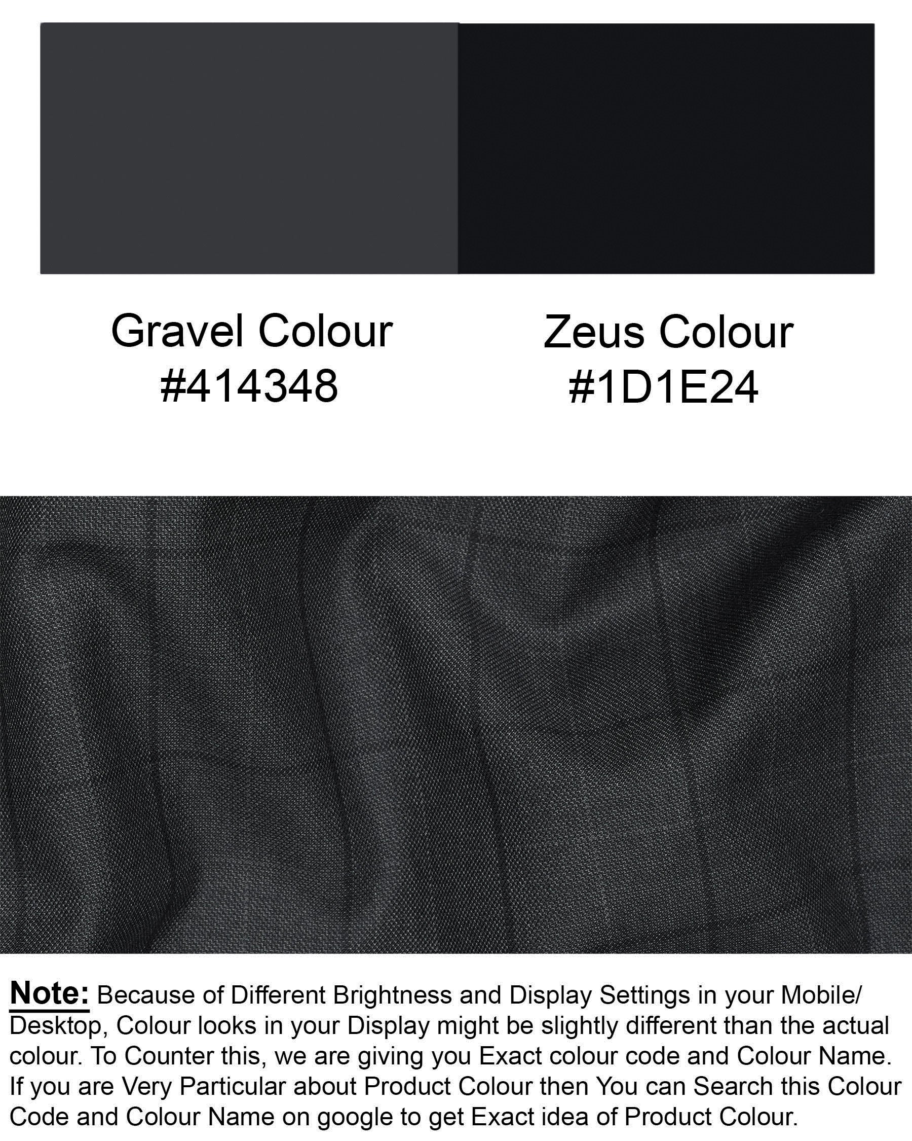 Gravel Grey With Zeus Textured Pant T1893-28, T1893-30, T1893-32, T1893-34, T1893-36, T1893-38, T1893-40, T1893-42, T1893-44