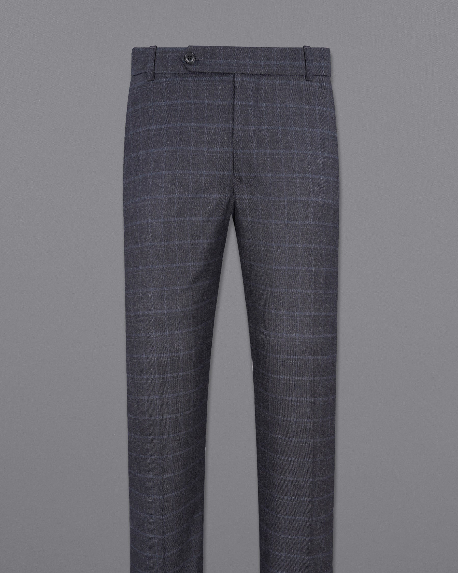 Thunder Gray Plaid Pant T1942-28, T1942-30, T1942-32, T1942-34, T1942-36, T1942-38, T1942-40, T1942-42, T1942-44 