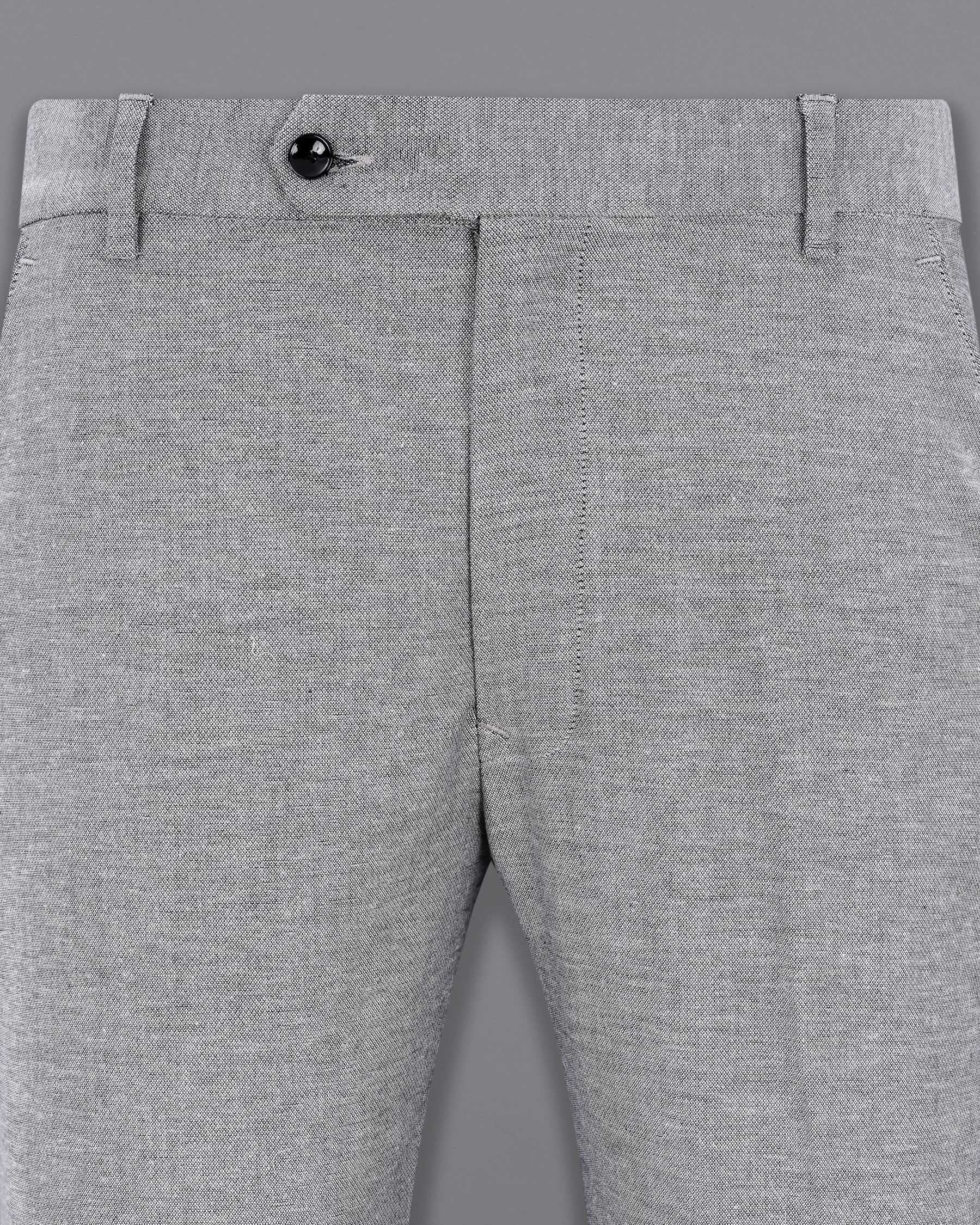 Star Dust Gray Cotton Pant T1957-28, T1957-30, T1957-32, T1957-34, T1957-36, T1957-38, T1957-40, T1957-42, T1957-44