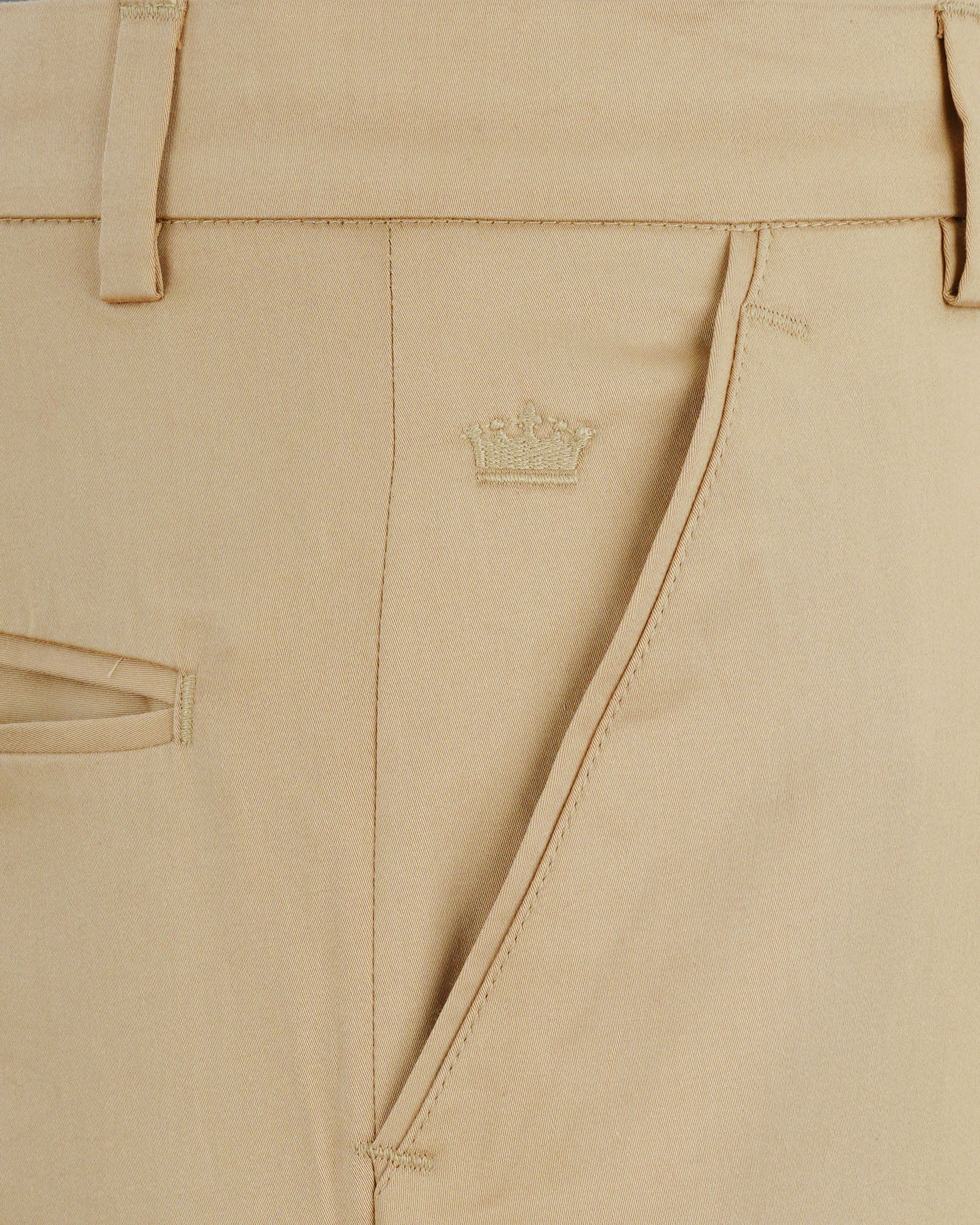 Fawn Beige Cotton Pant T1961-28, T1961-30, T1961-32, T1961-34, T1961-36, T1961-38, T1961-40, T1961-42, T1961-44