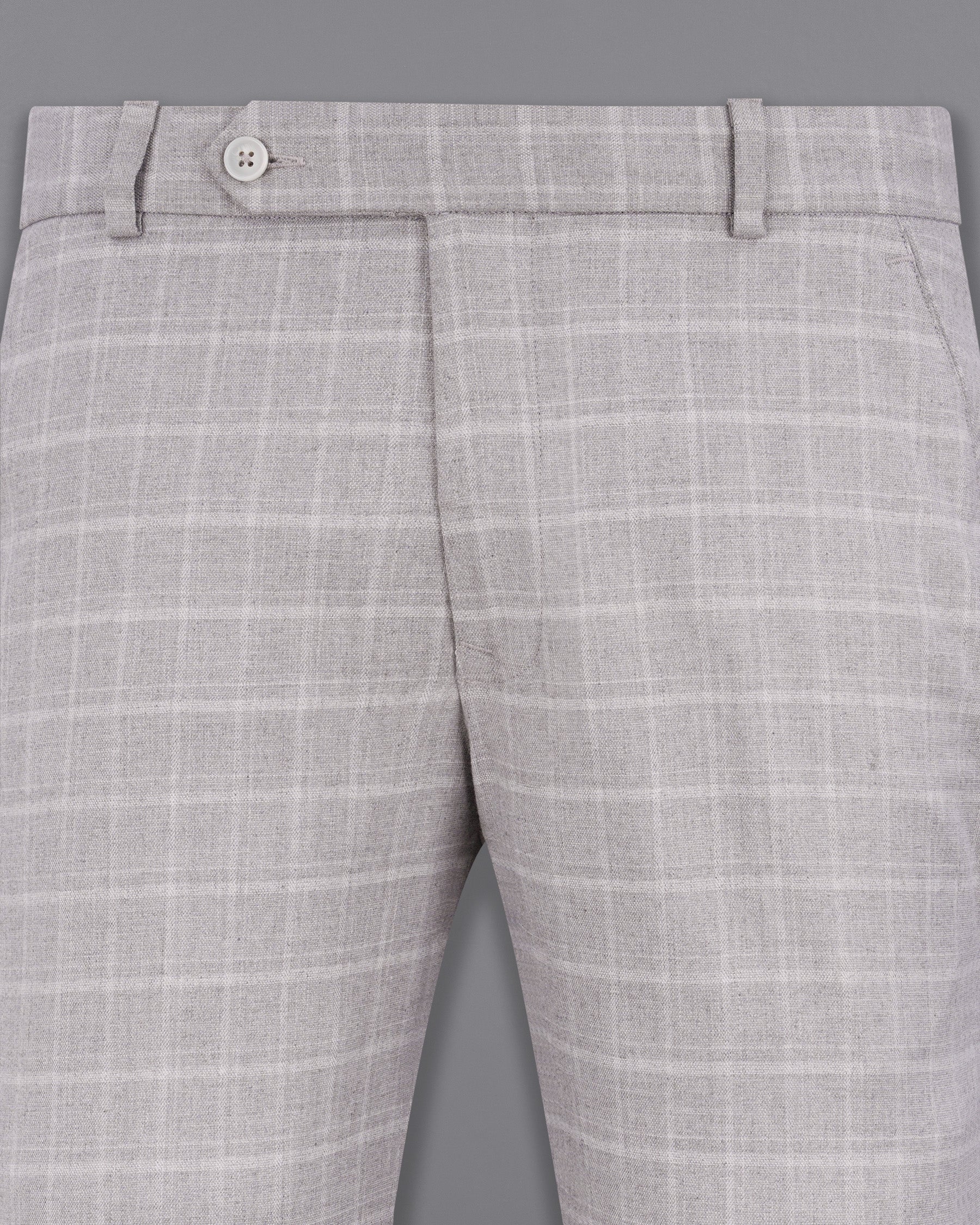 Bronco Light Gray Plaid Pant T1962-28, T1962-30, T1962-32, T1962-34, T1962-36, T1962-38, T1962-40, T1962-42, T1962-44