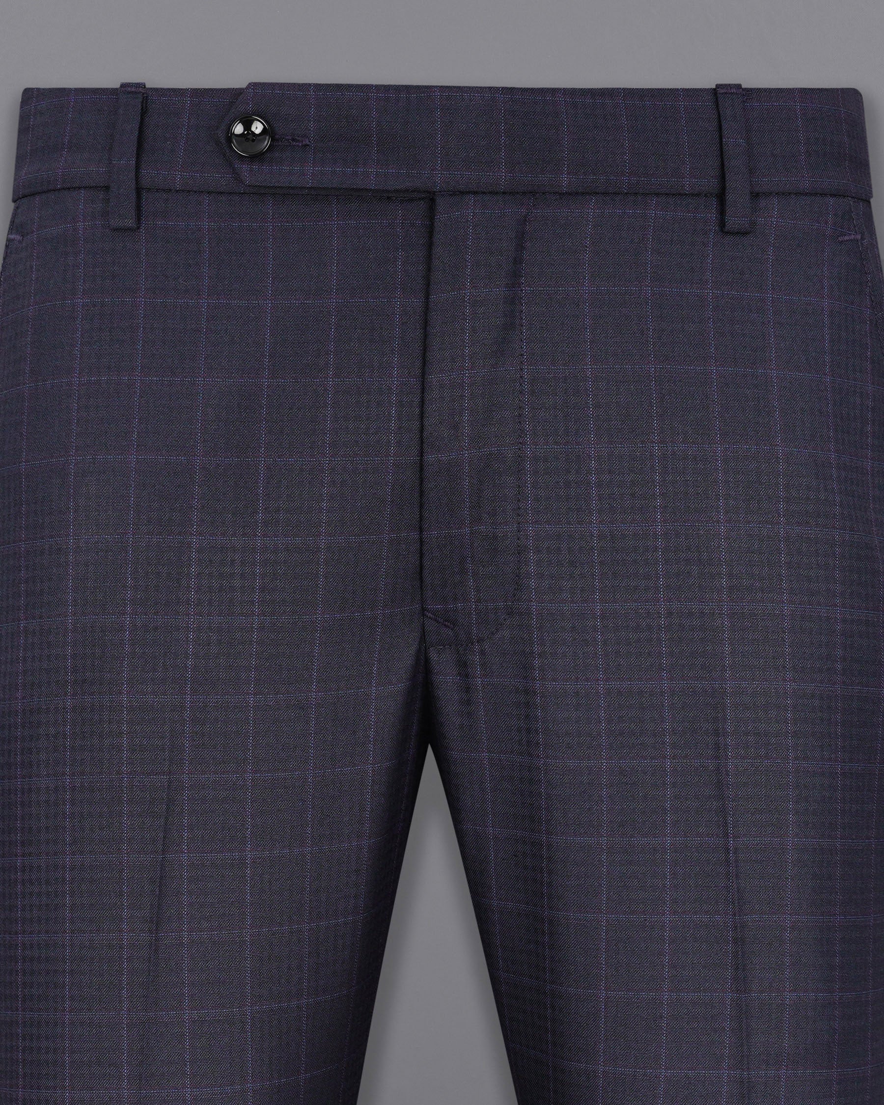 Gravel Gray Plaid Pant T1972-28, T1972-30, T1972-32, T1972-34, T1972-36, T1972-38, T1972-40, T1972-42, T1972-44