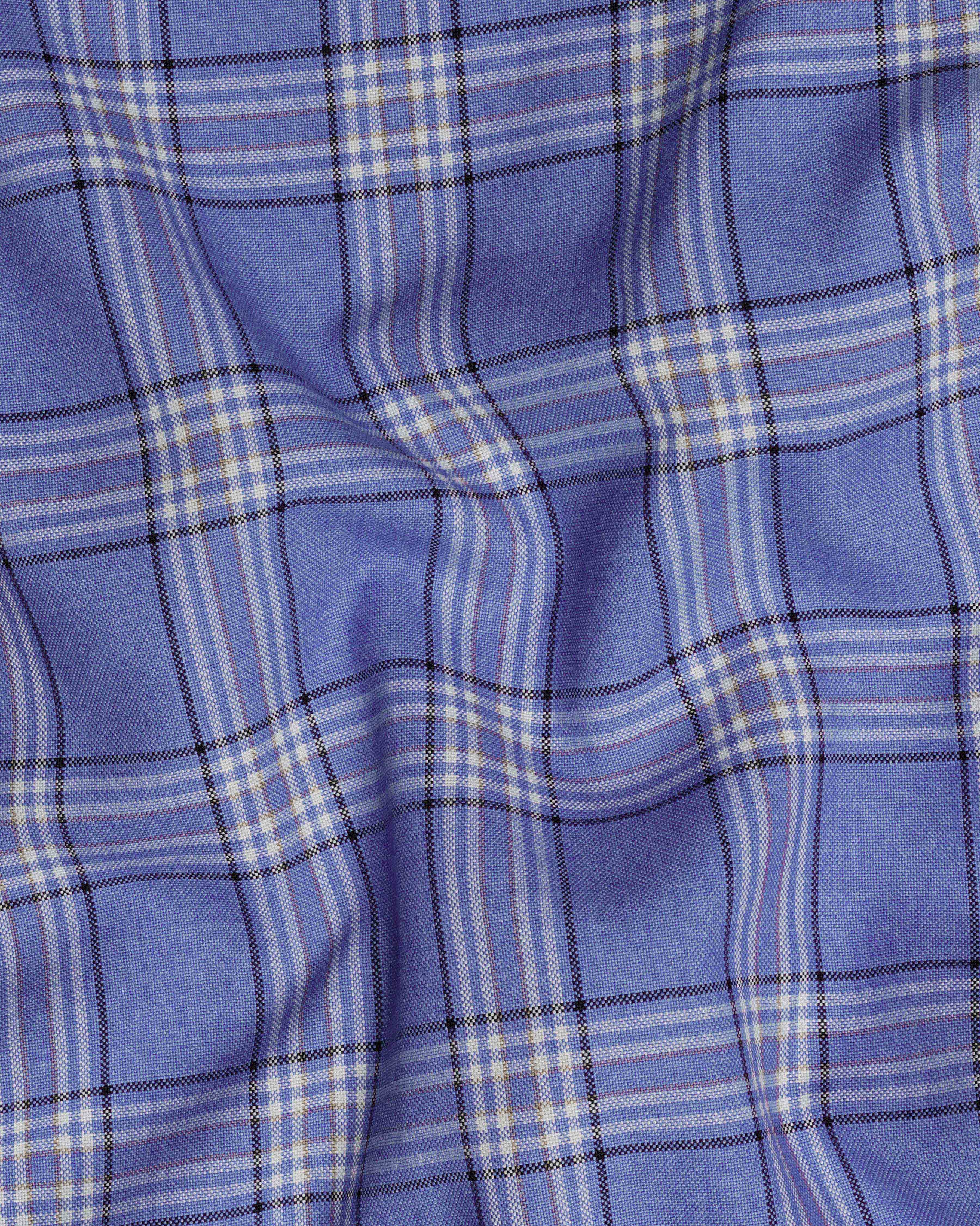 Scampi Blue with Heather Gray Plaid Pant T2042-28, T2042-30, T2042-32, T2042-34, T2042-36, T2042-38, T2042-40, T2042-42, T2042-44