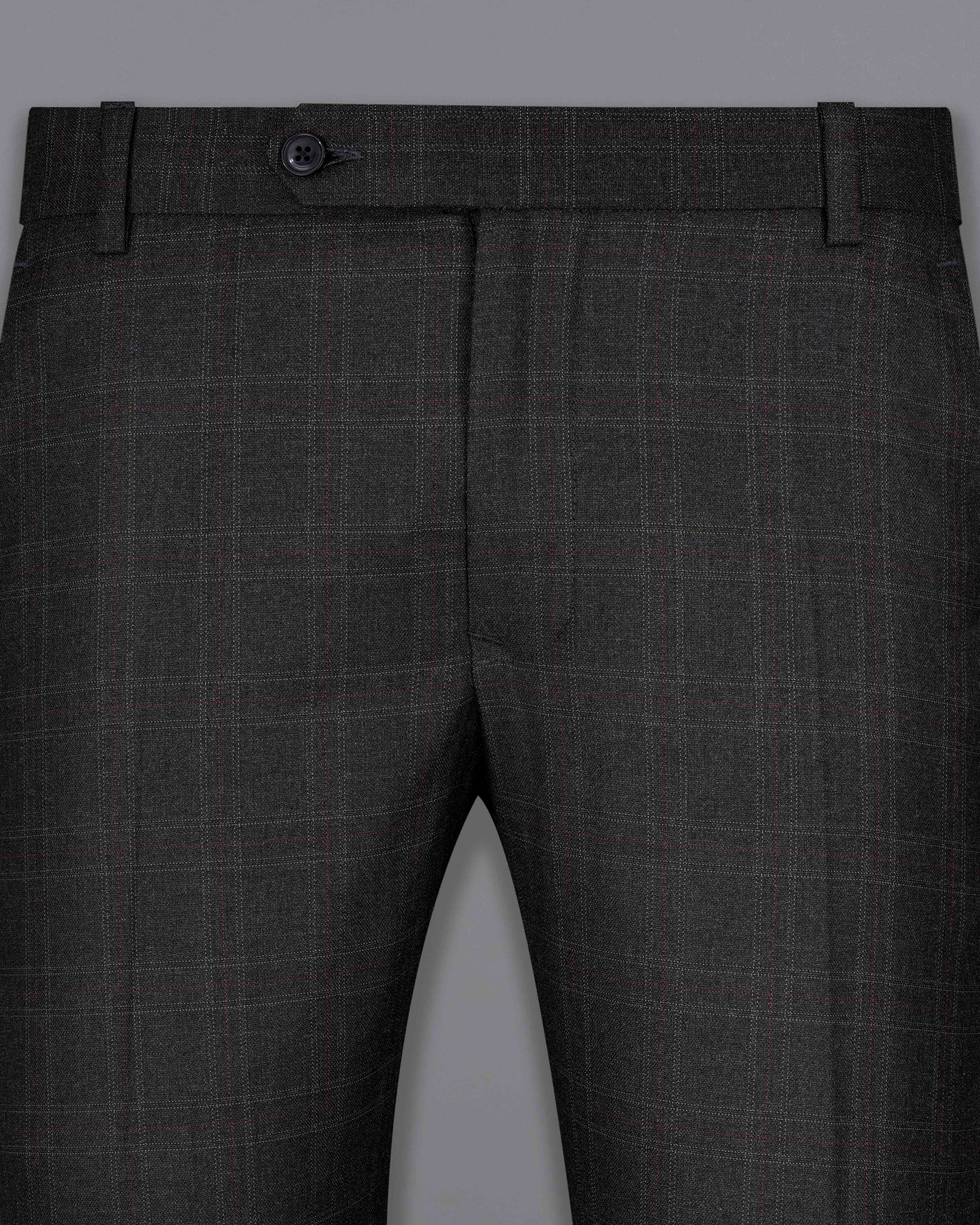 Nero Grey Subtle Plaid Pant Nero Grey Subtle Plaid Pant T2078-28, T2078-30, T2078-32, T2078-34, T2078-36, T2078-38, T2078-40, T2078-42, T2078-44