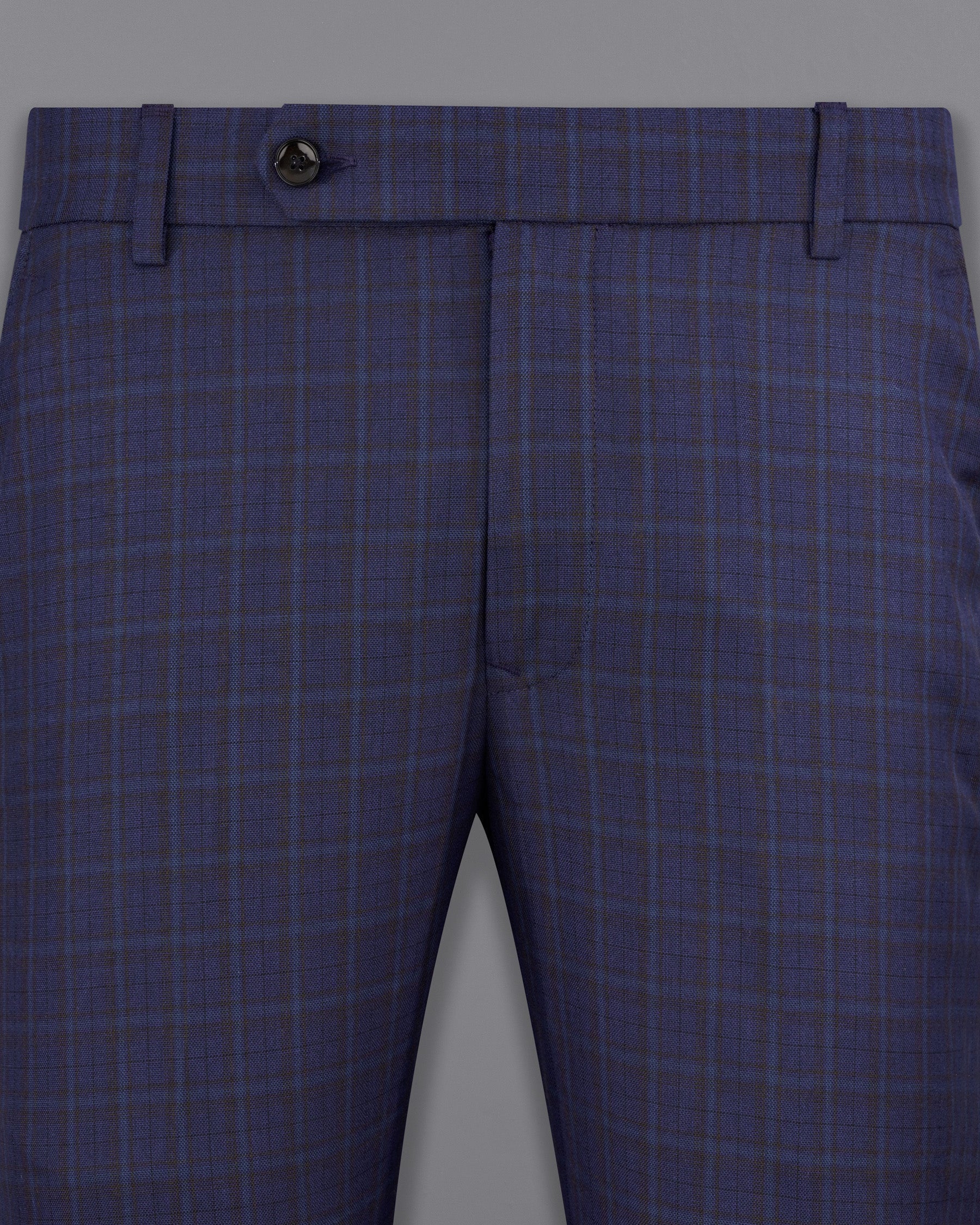 Martinique blue Plaid Pant