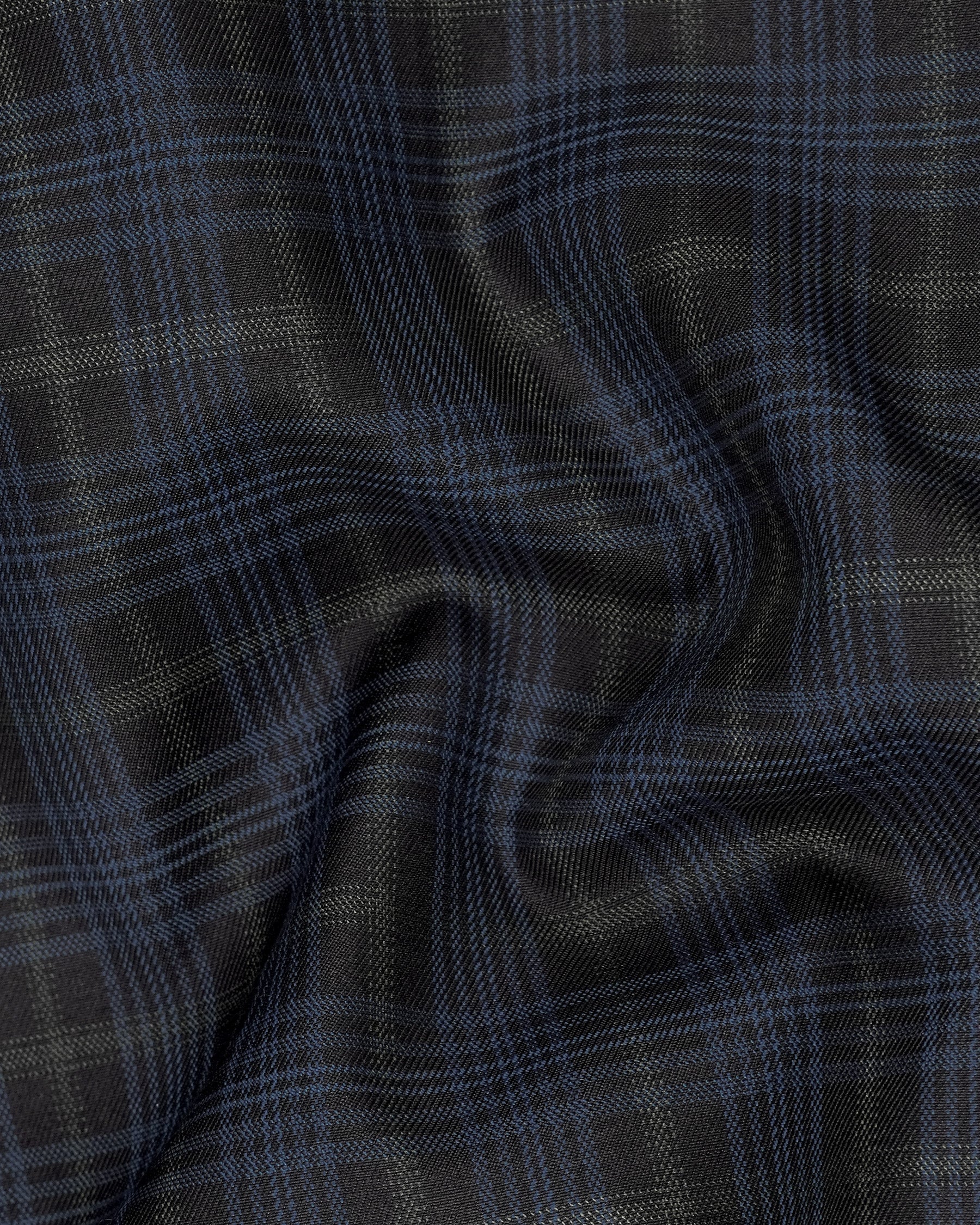 Fiord Navy Blue with Black Russian Plaid Pant