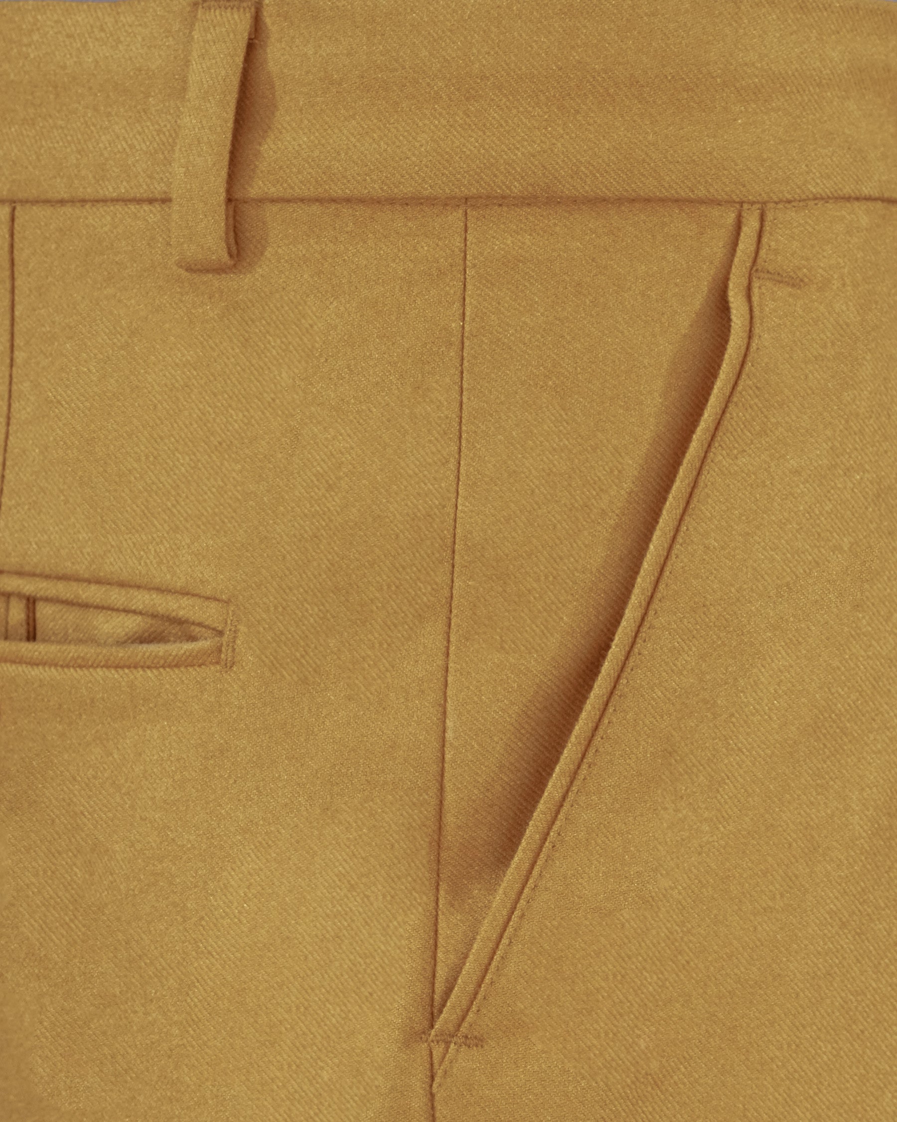 Copper Yellow Wool Rich Pant