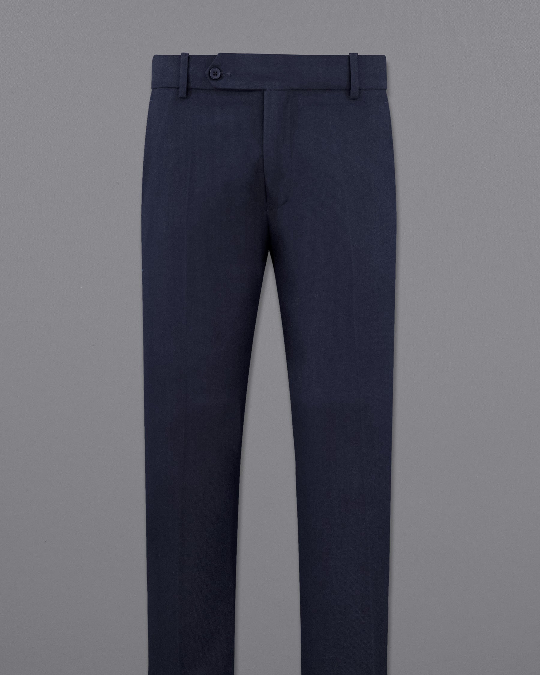 Baltic Navy Blue Wool Rich Pant