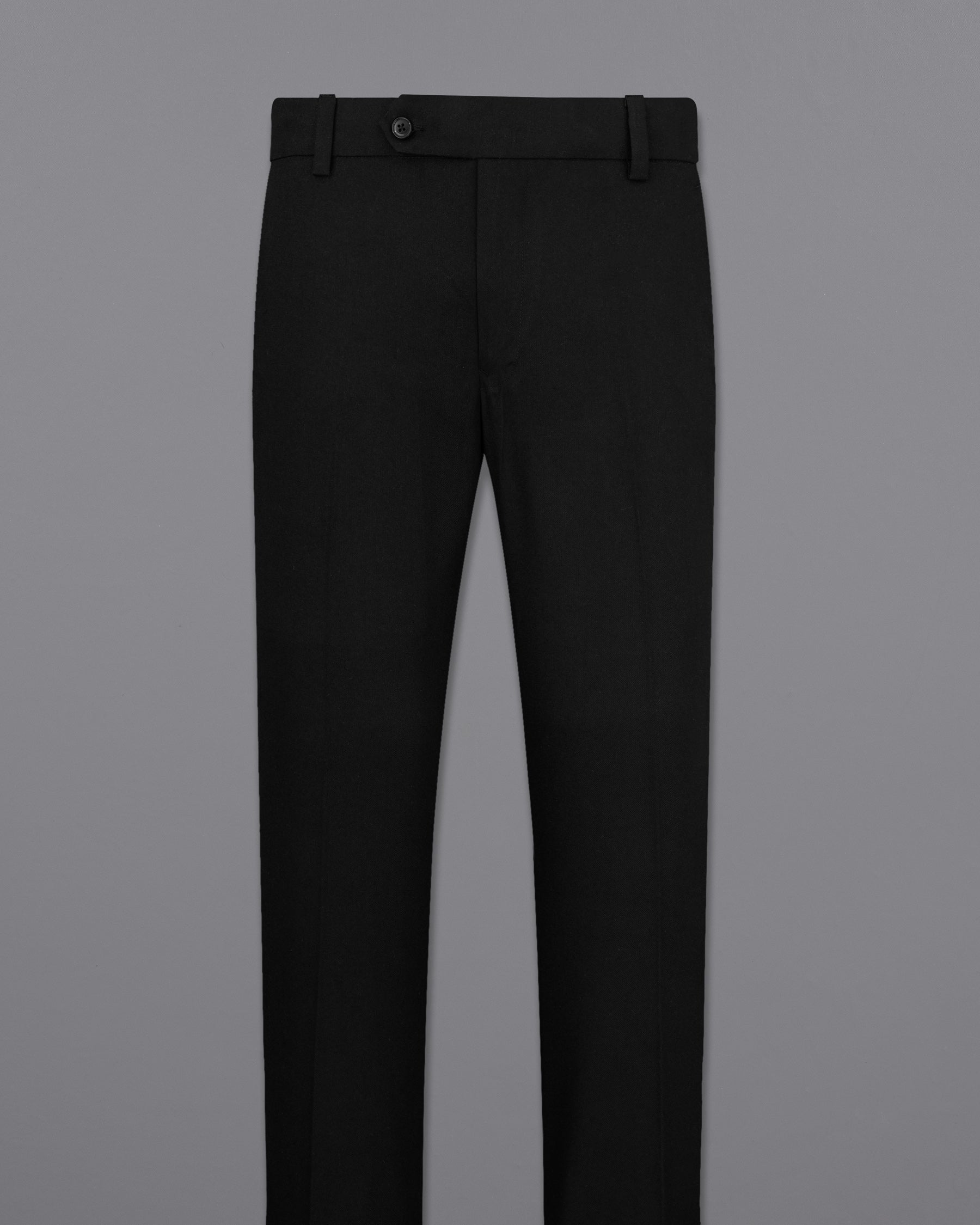 Jade Black Wool Rich Pant