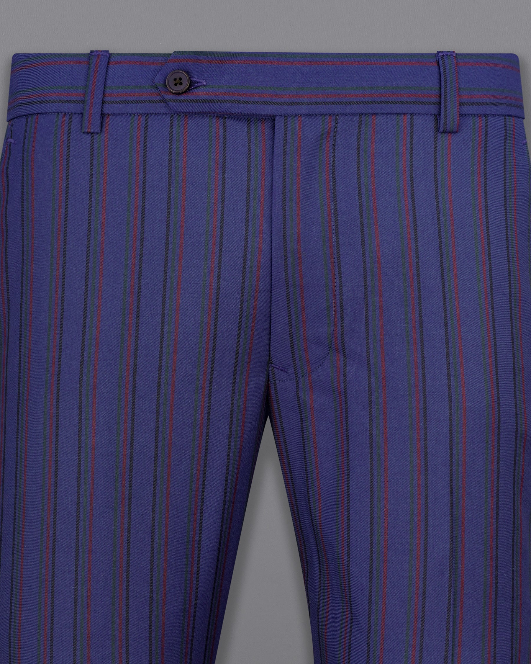 Violent Navy Blue Multicolour Striped Pant  T2152-28, T2152-30, T2152-32, T2152-34, T2152-36, T2152-38, T2152-40, T2152-42, T2152-44
