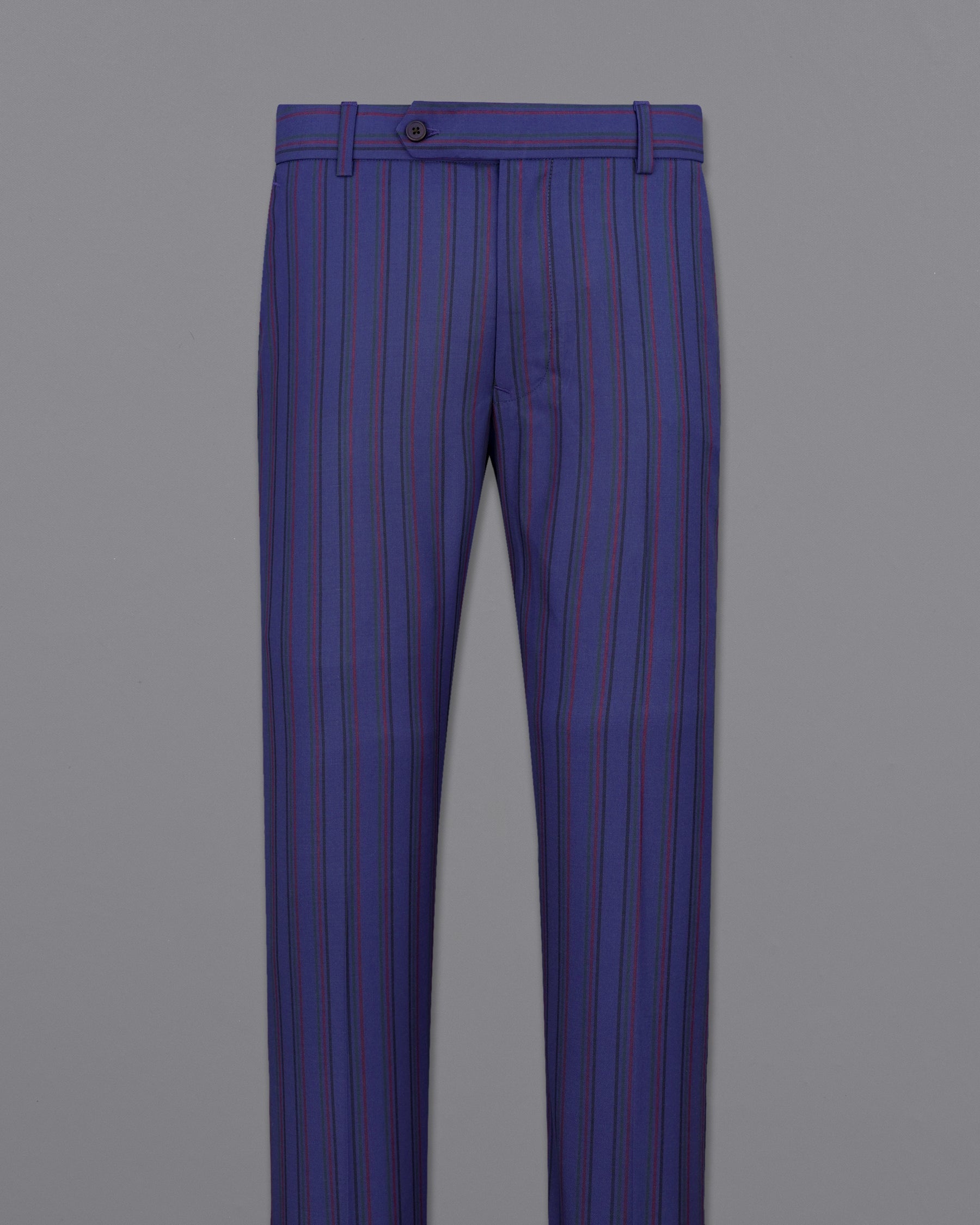 Violent Navy Blue Multicolour Striped Pant  T2152-28, T2152-30, T2152-32, T2152-34, T2152-36, T2152-38, T2152-40, T2152-42, T2152-44
