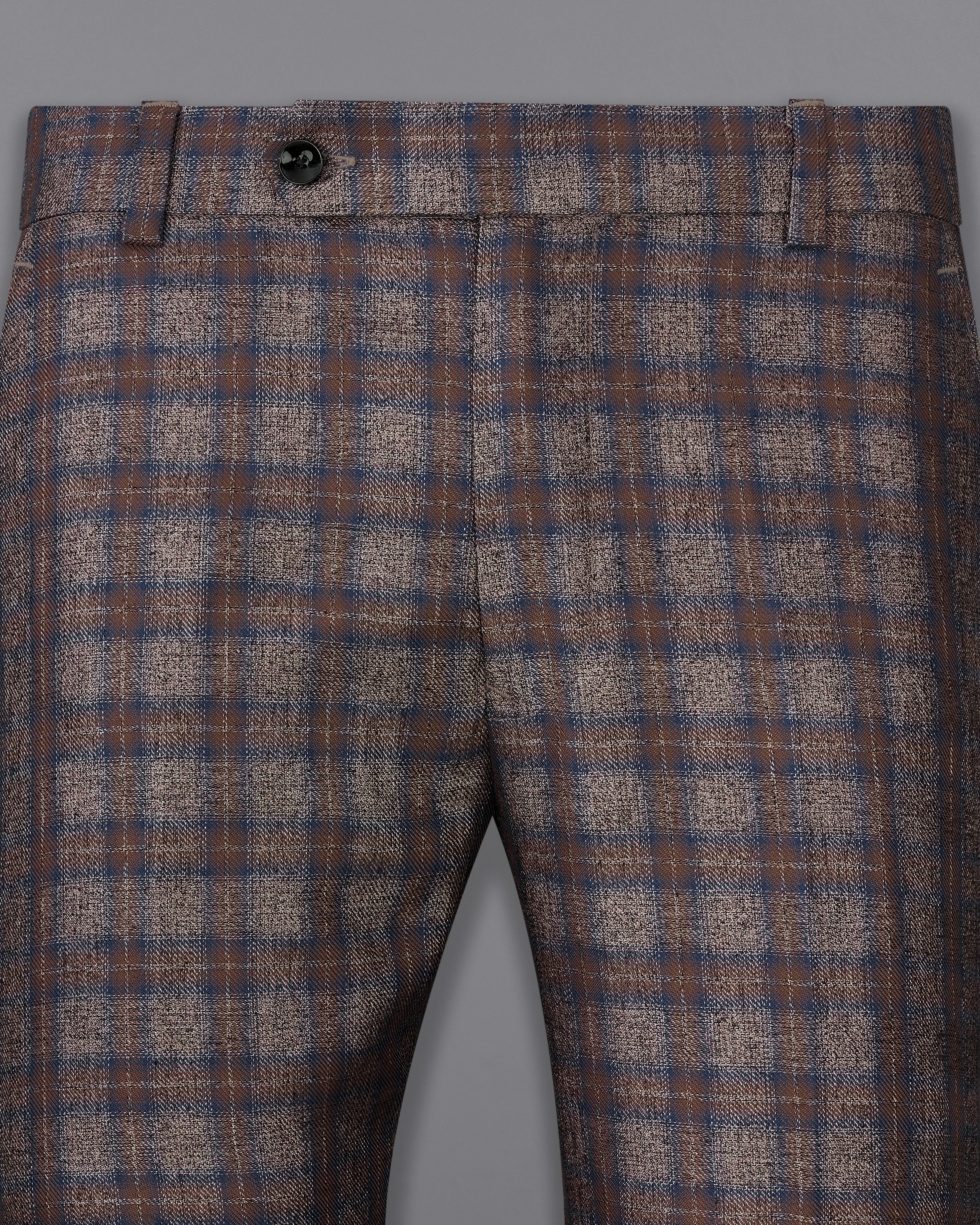 Hurricane Brown Plaid Pant T2336-28, T2336-30, T2336-32, T2336-34, T2336-36, T2336-38, T2336-40, T2336-42, T2336-44