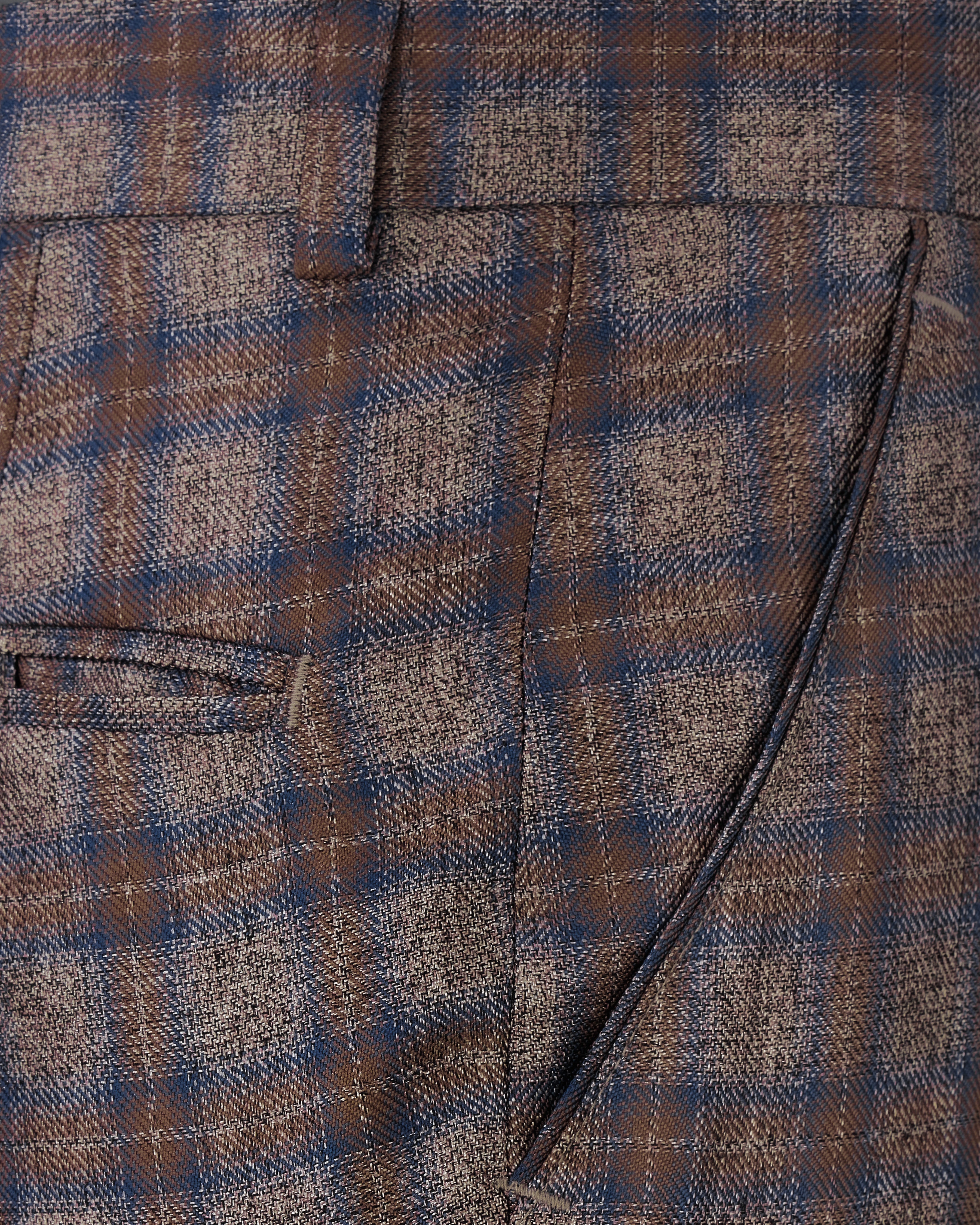 Hurricane Brown Plaid Pant T2336-28, T2336-30, T2336-32, T2336-34, T2336-36, T2336-38, T2336-40, T2336-42, T2336-44