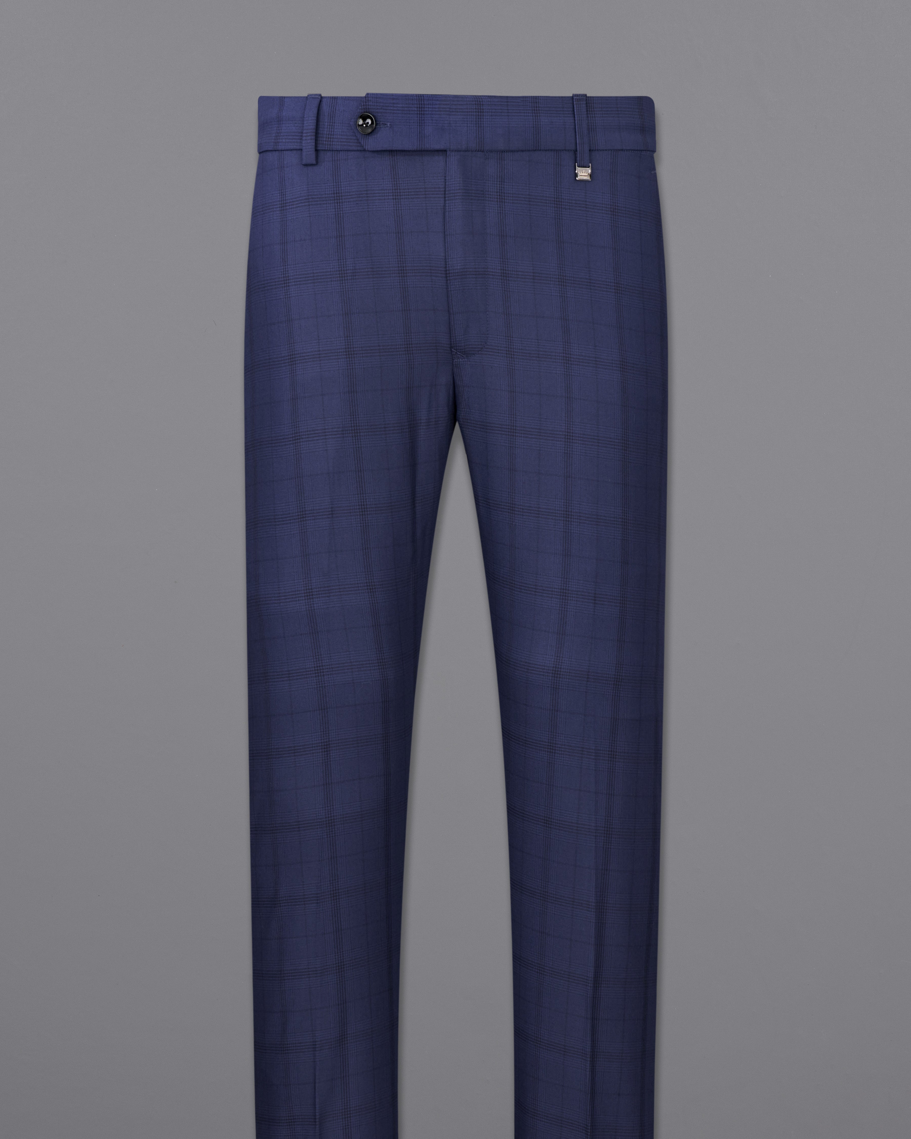 Tuna Blue Plaid Pants T2474-28, T2474-30, T2474-32, T2474-34, T2474-36, T2474-38, T2474-40, T2474-42, T2474-44