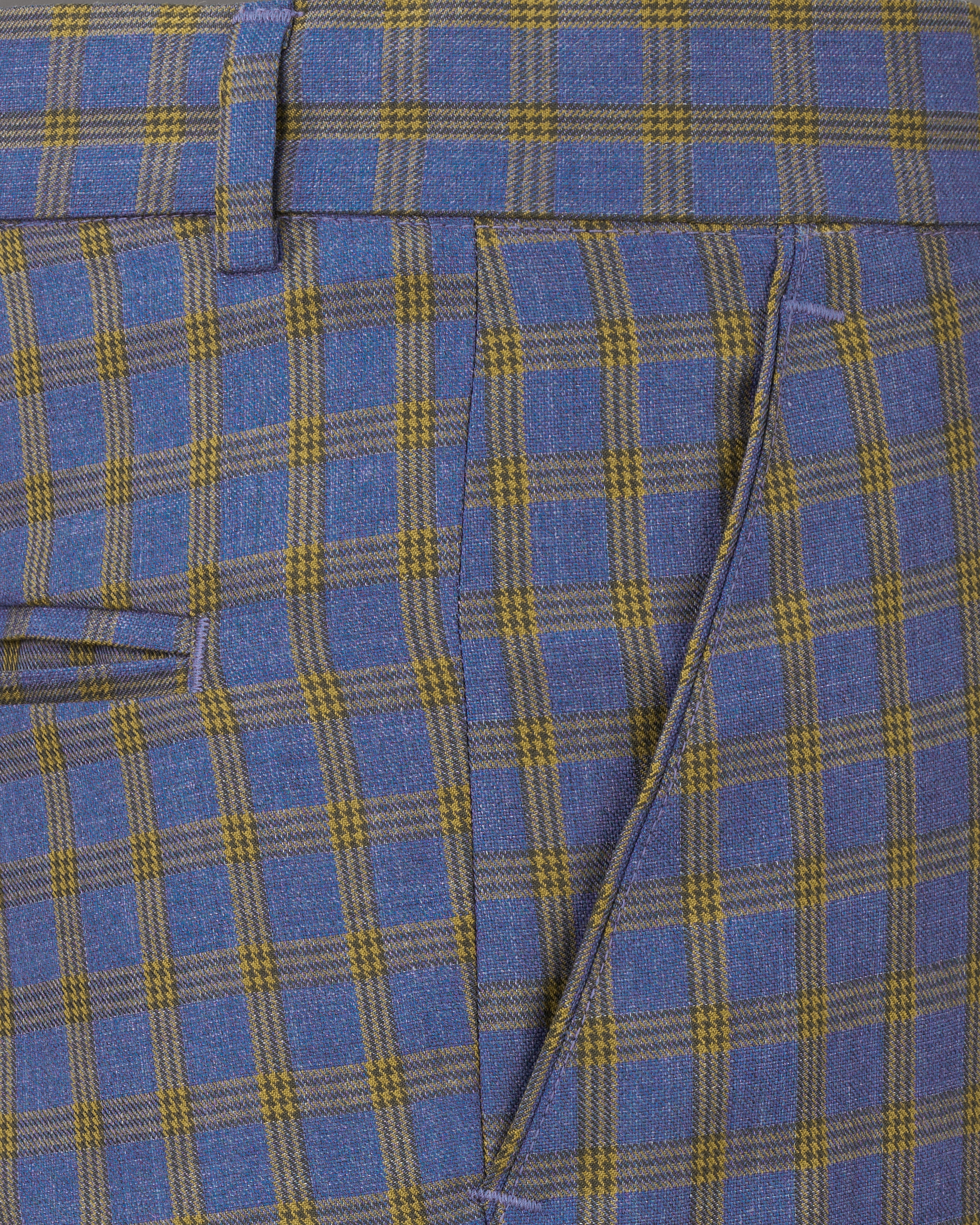 Twilight Blue with Alpine Brown Plaid Pants T2488-28, T2488-30, T2488-32, T2488-34, T2488-36, T2488-38, T2488-40, T2488-42, T2488-44