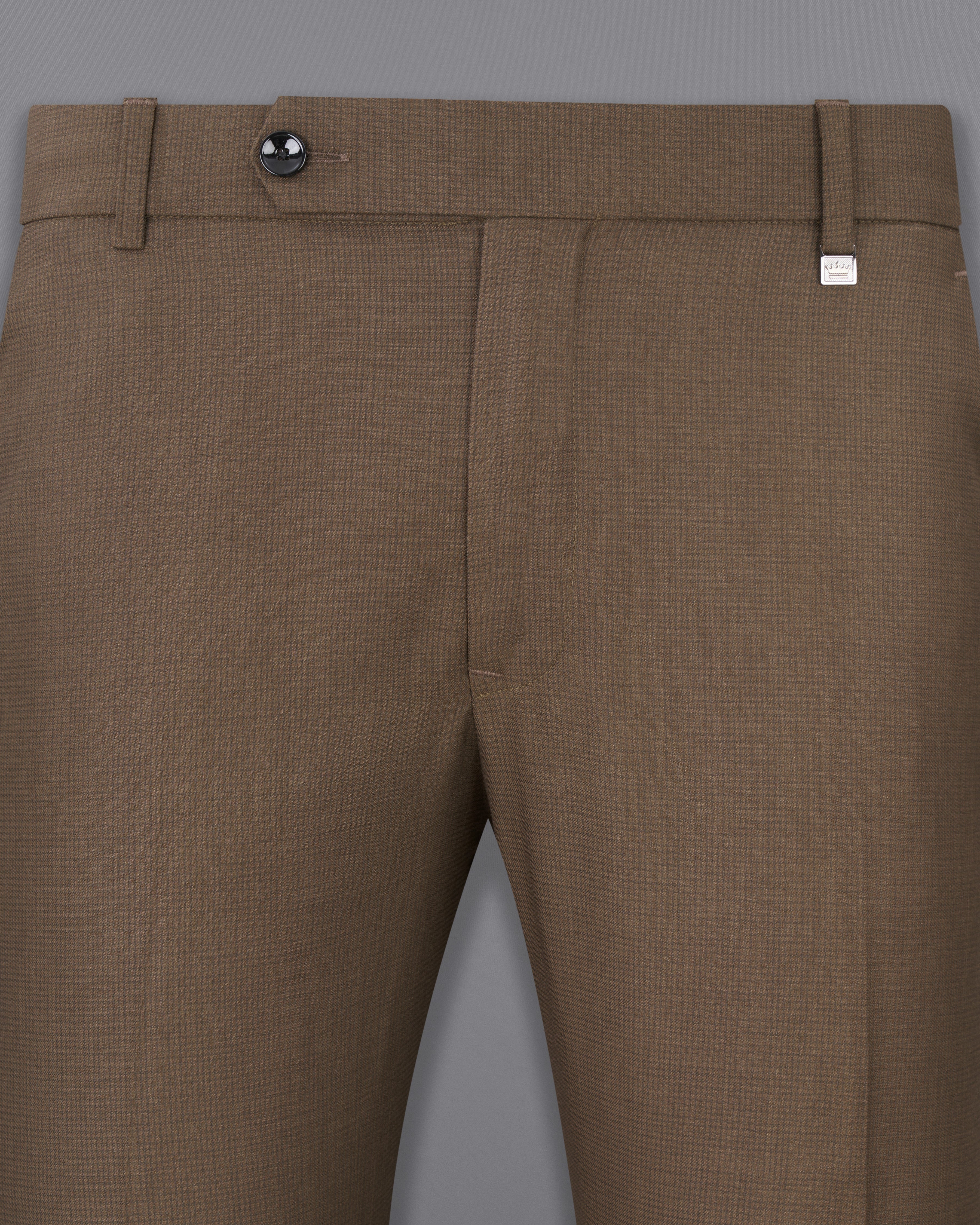 Judge Brown Textured Pant T2534-28, T2534-30, T2534-32, T2534-34, T2534-36, T2534-38, T2534-40, T2534-42, T2534-44