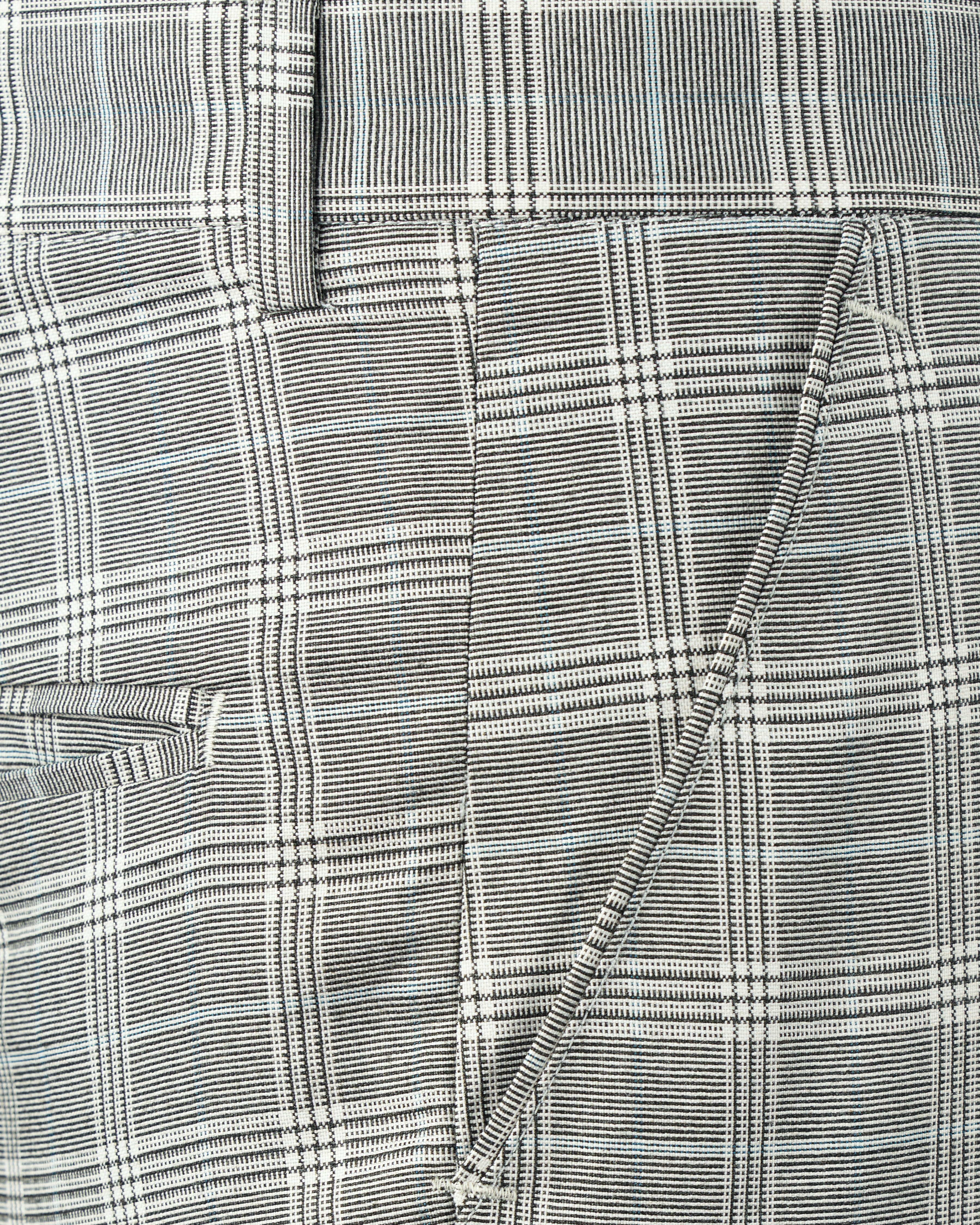 Bronco Gray and White Plaid Pant T2708-28, T2708-30, T2708-32, T2708-34, T2708-36, T2708-38, T2708-40, T2708-42, T2708-44