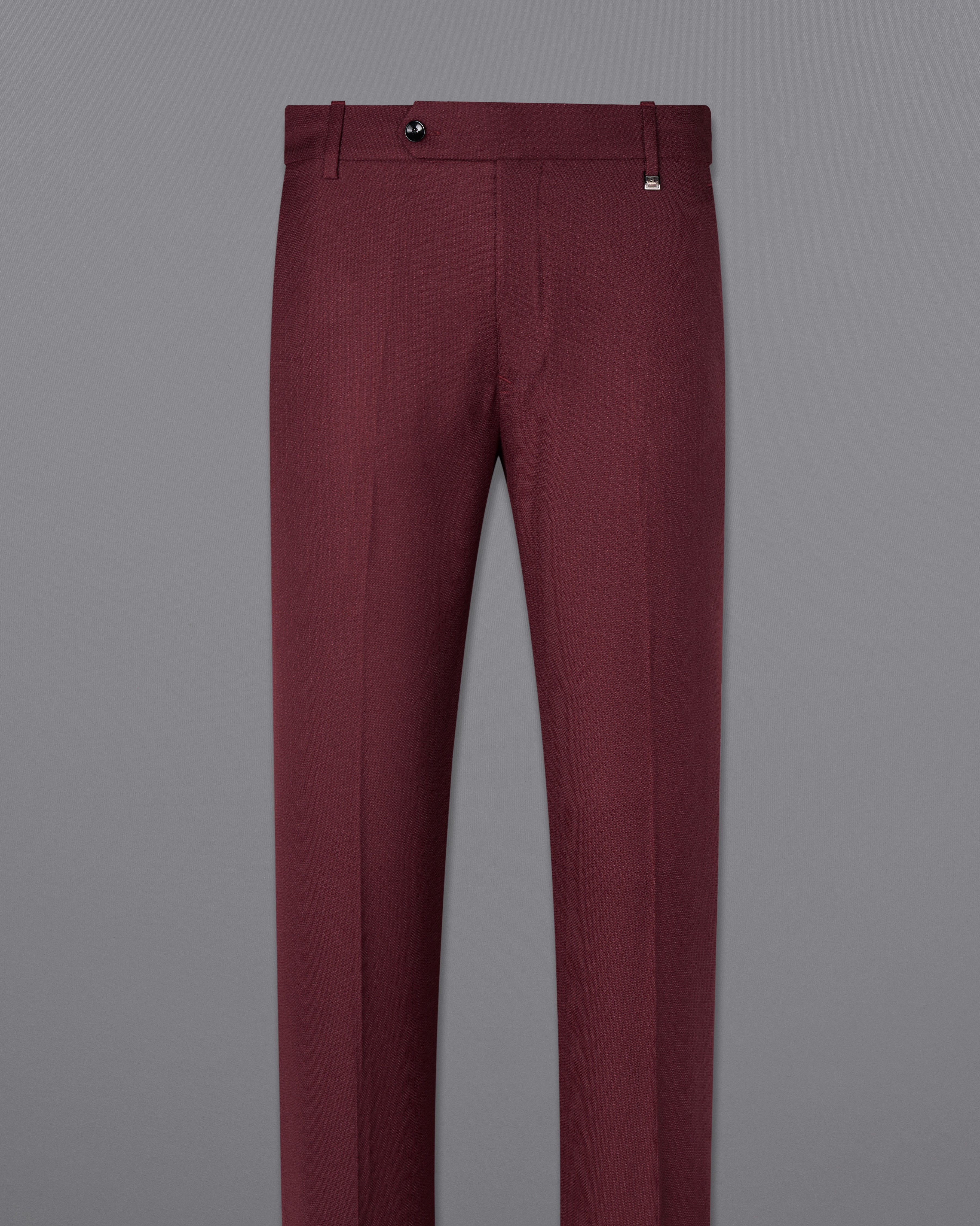 Pinkish Maroon Dobby Textured Pant T2721-28, T2721-30, T2721-32, T2721-34, T2721-36, T2721-38, T2721-40, T2721-42, T2721-44