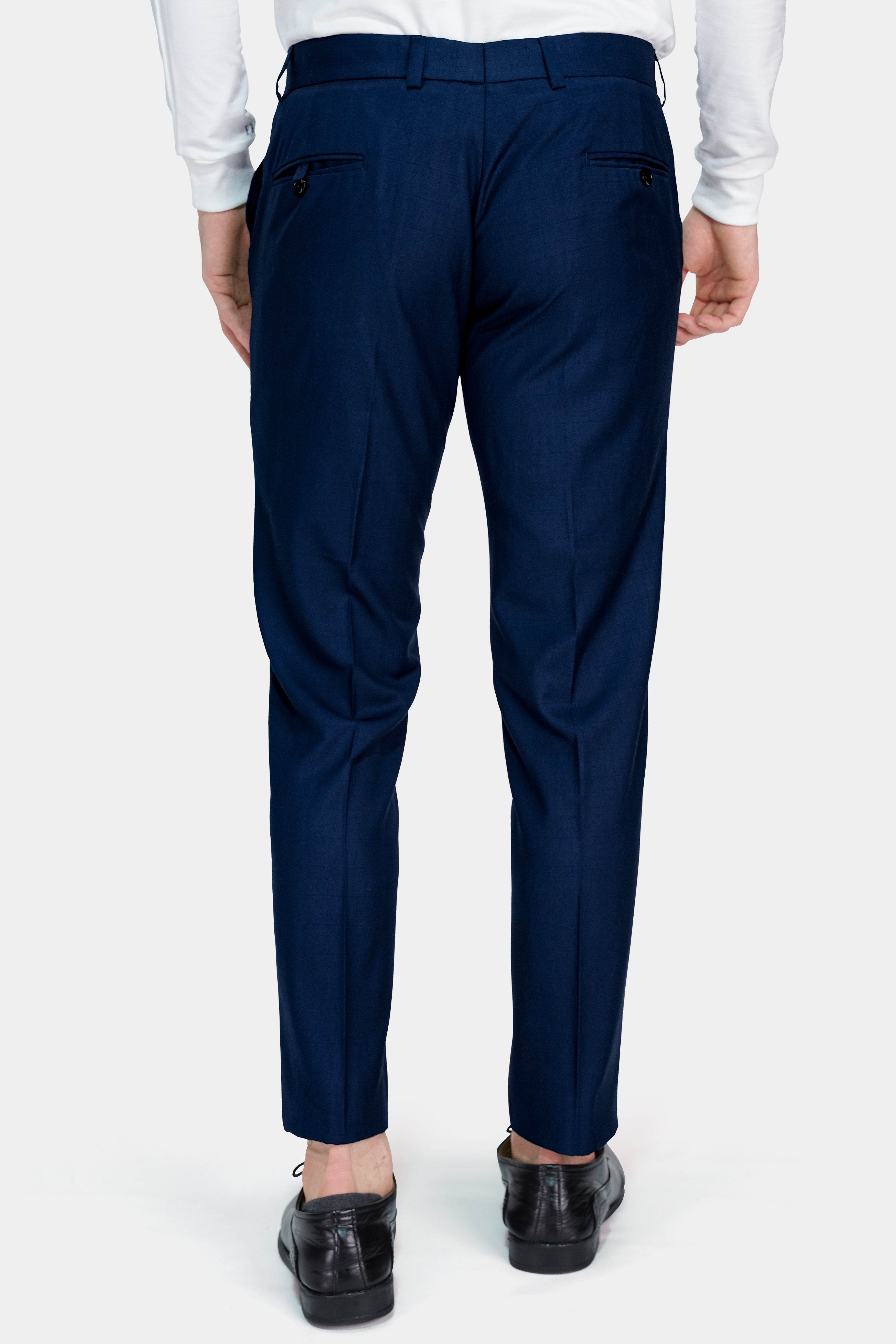 Tuna Blue Wool Rich Pant T2762-28, T2762-30, T2762-32, T2762-34, T2762-36, T2762-38, T2762-40, T2762-42, T2762-44