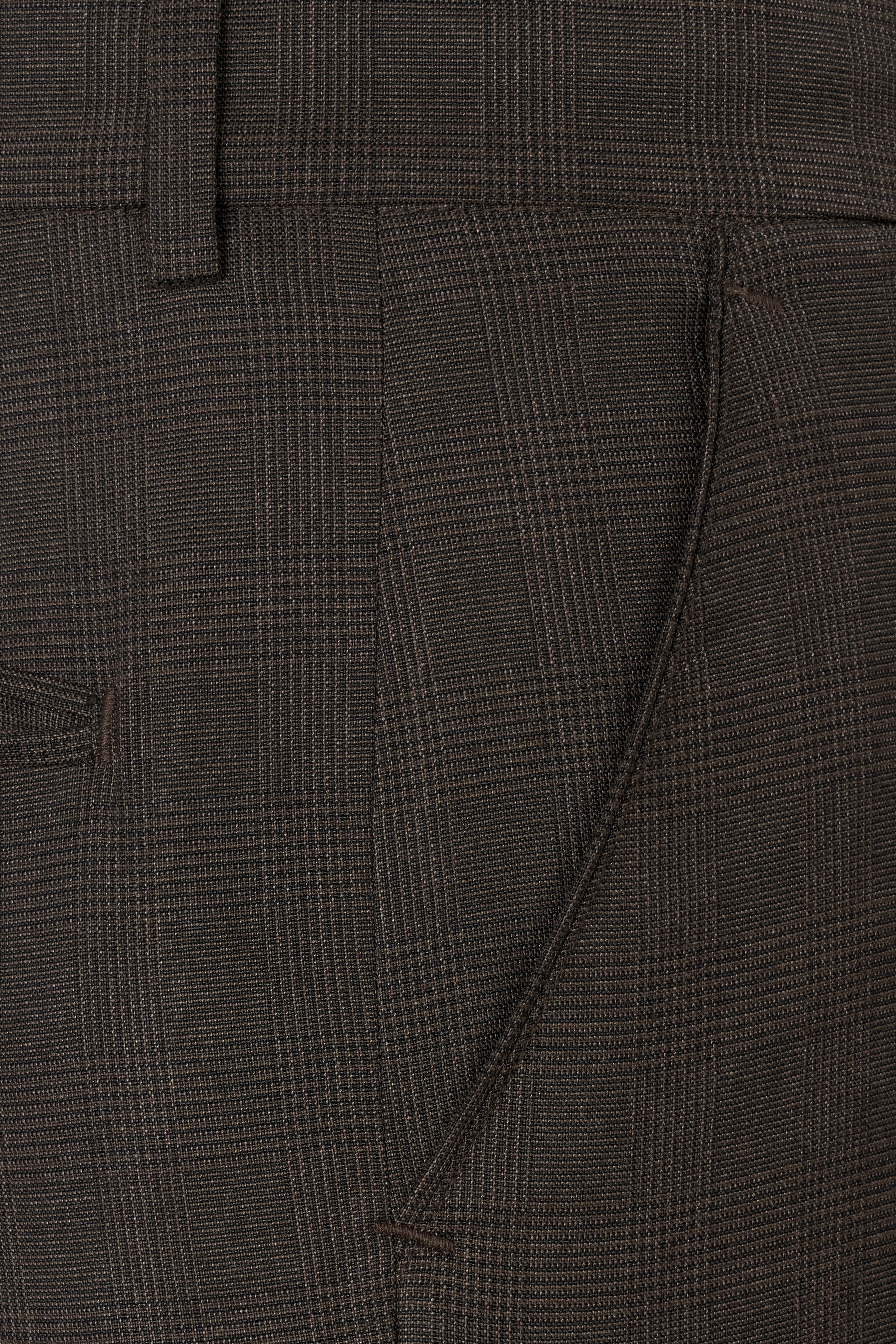 Bistre Brown Wool Rich Pant T2802-28, T2802-30, T2802-32, T2802-34, T2802-36, T2802-38, T2802-40, T2802-42, T2802-44