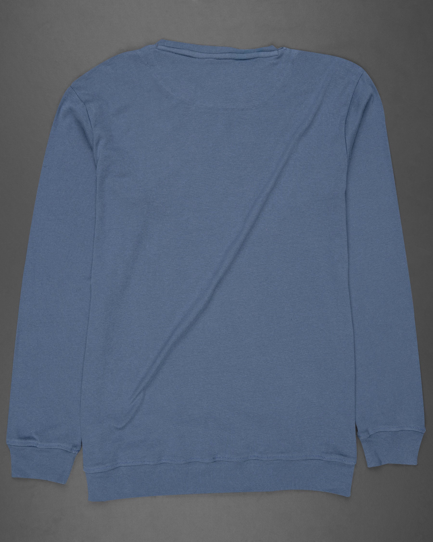 Chambray Blue Full Sleeve Premium Cotton Jersey Sweatshirt TS439-S, TS439-M, TS439-L, TS439-XL, TS439-XXL