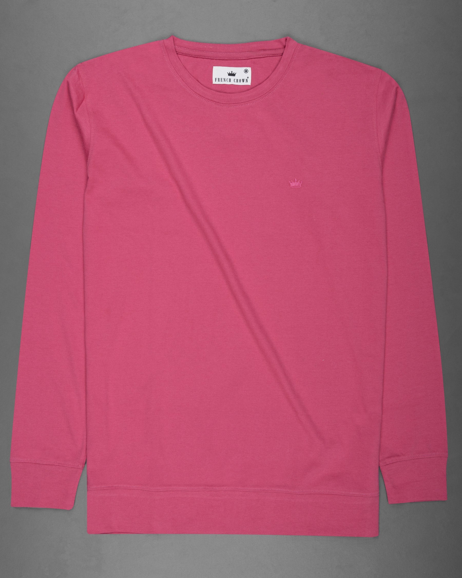 Blush Pink Full Sleeve Super Soft Premium Cotton Sweatshirt TS452-S, TS452-M, TS452-L, TS452-XL, TS452-XXL