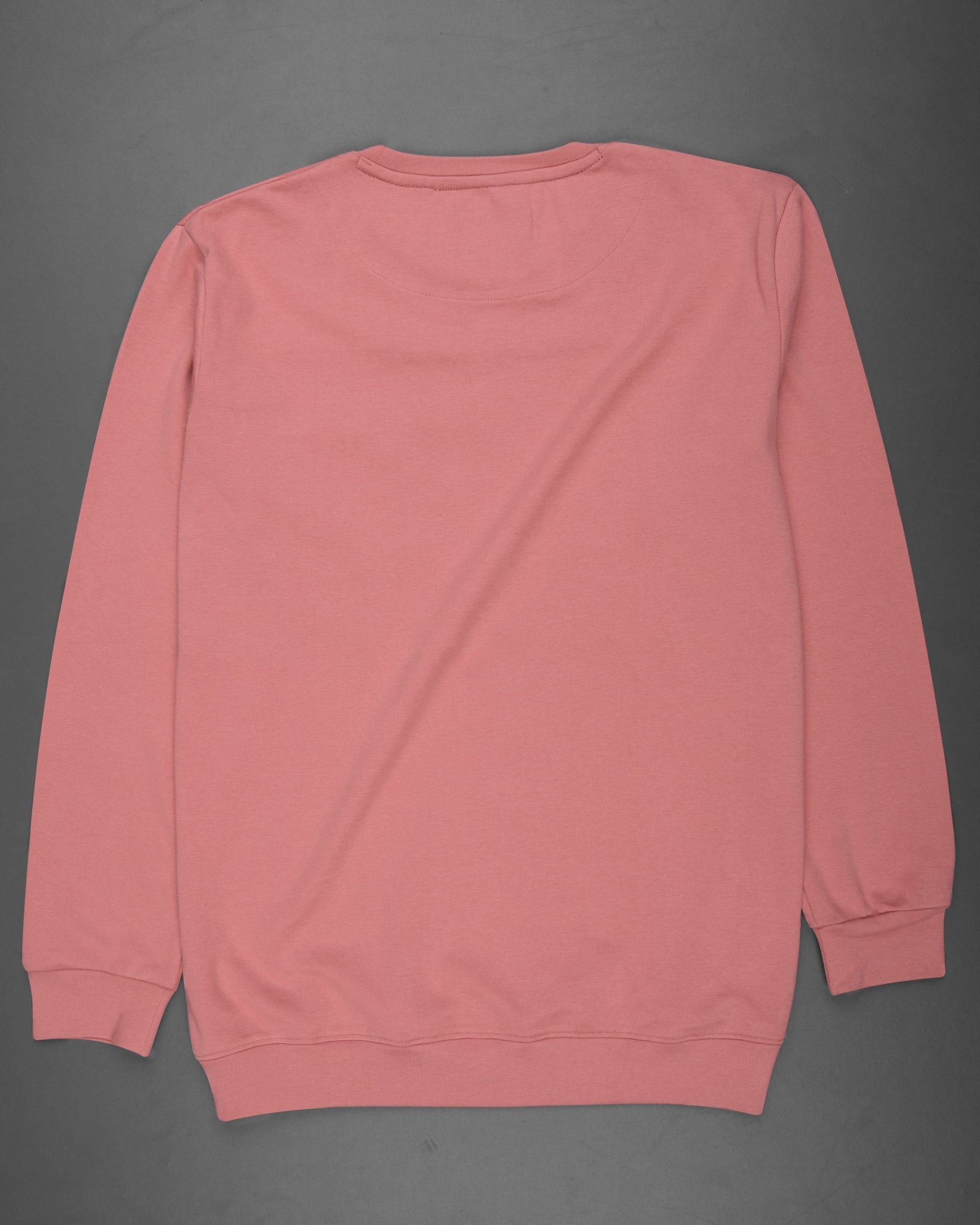 Wewak Pink Dobby Textured Pique Sweatshirt TS520-S, TS520-M, TS520-L, TS520-XL, TS520-XXL