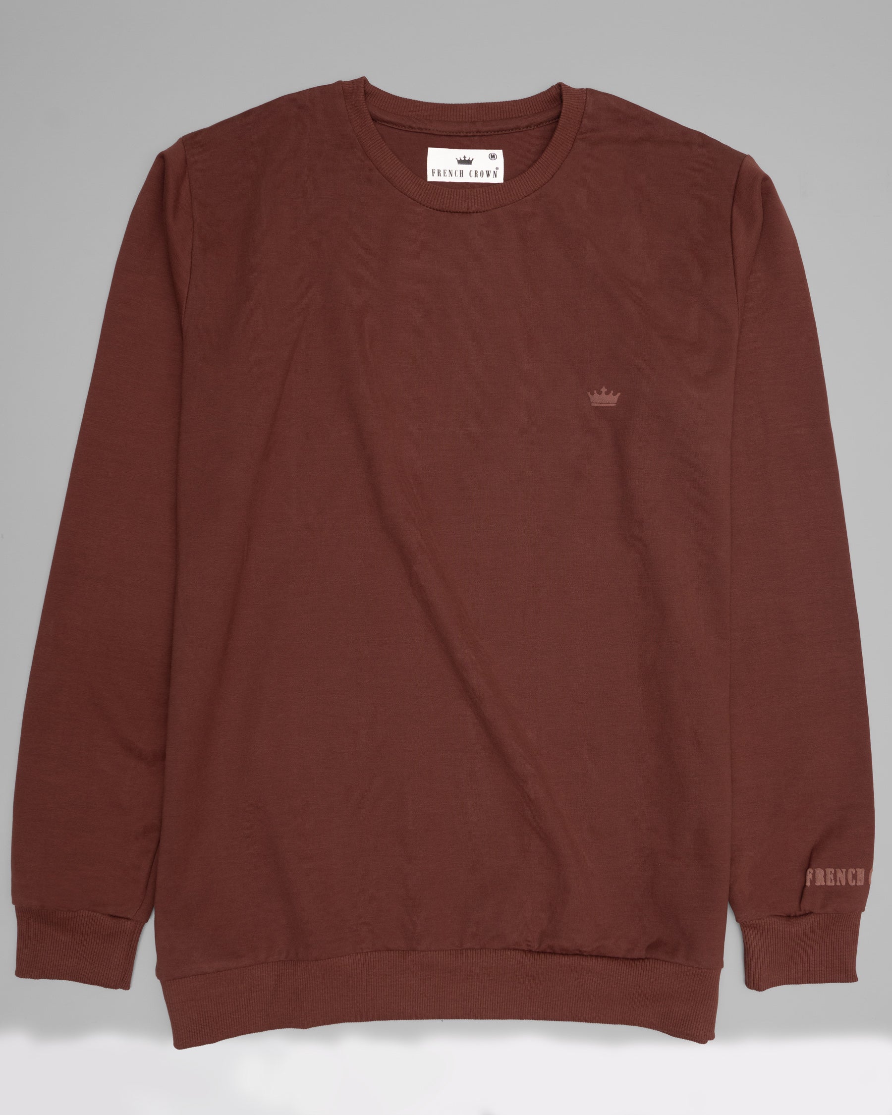 Syrup Brown Super Soft Premium Cotton Full Sleeve Sweatshirt